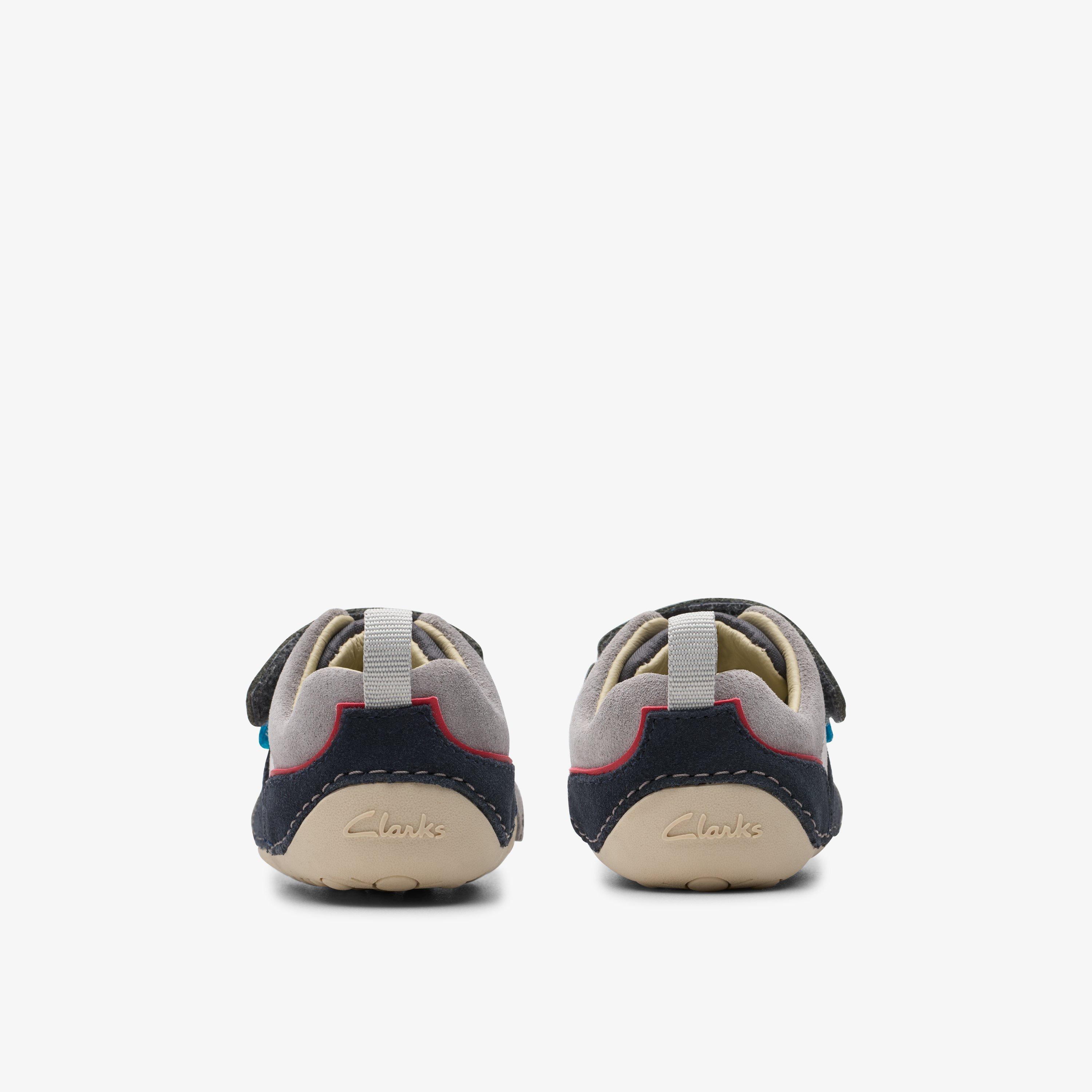 Tiny Oslo Toddler Grey Combination Pre Walker Riptape, view 5 of 6