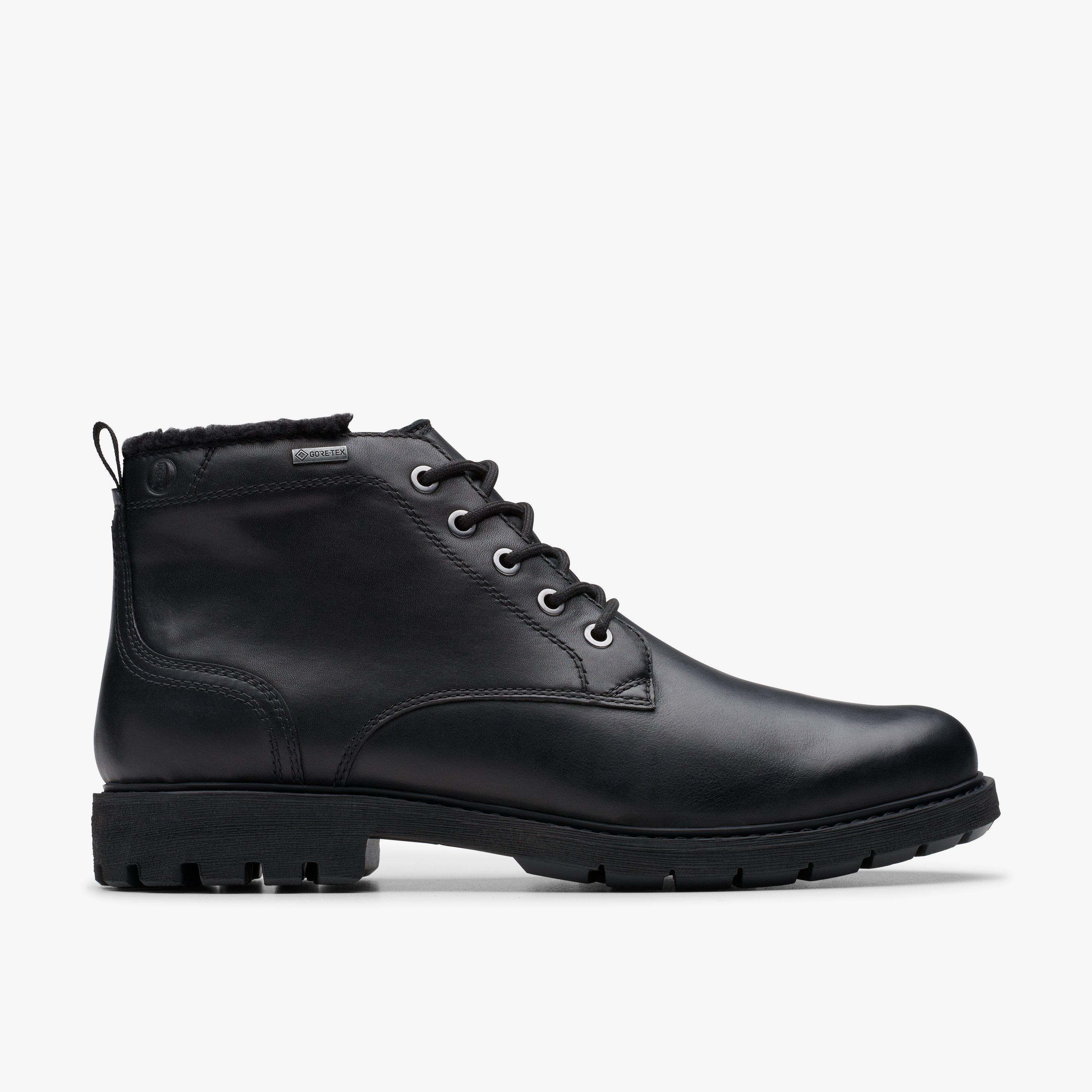 Batcombe Mix GORE-TEX Black Warmlined Leather Ankle Boots, view 1 of 6