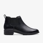 Havisham Top Ankle Boot in Black