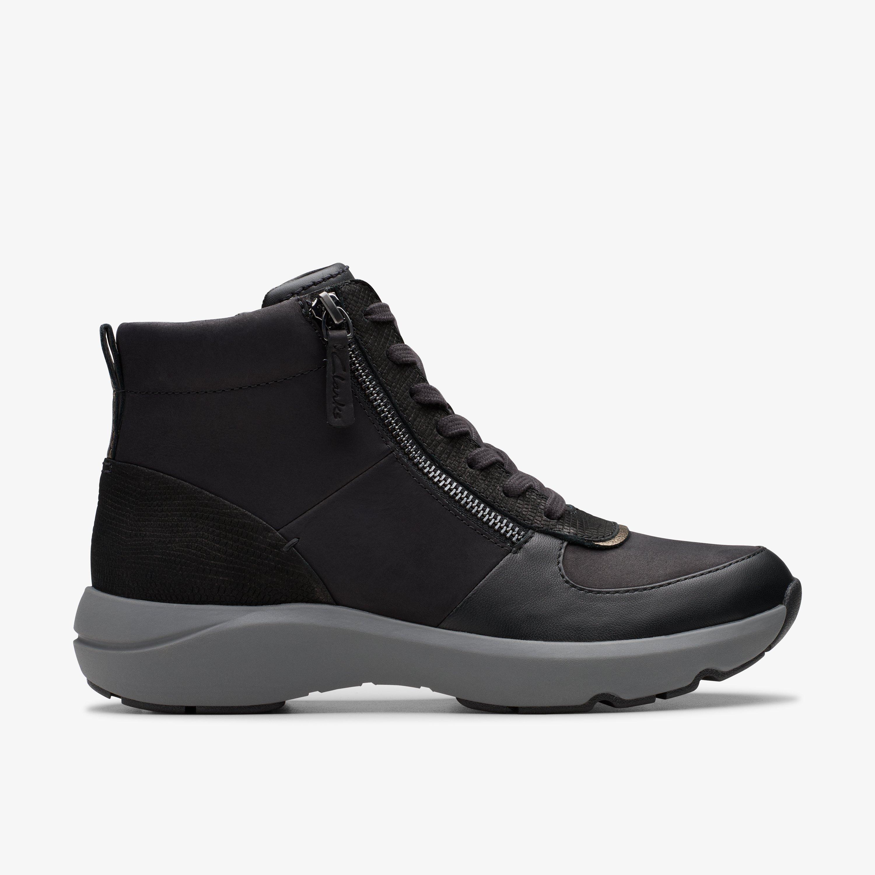 Tivoli Lane Black Combination Ankle Boots, view 1 of 6