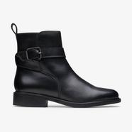 Renewal Style En Cuero Negro Botas Clarks