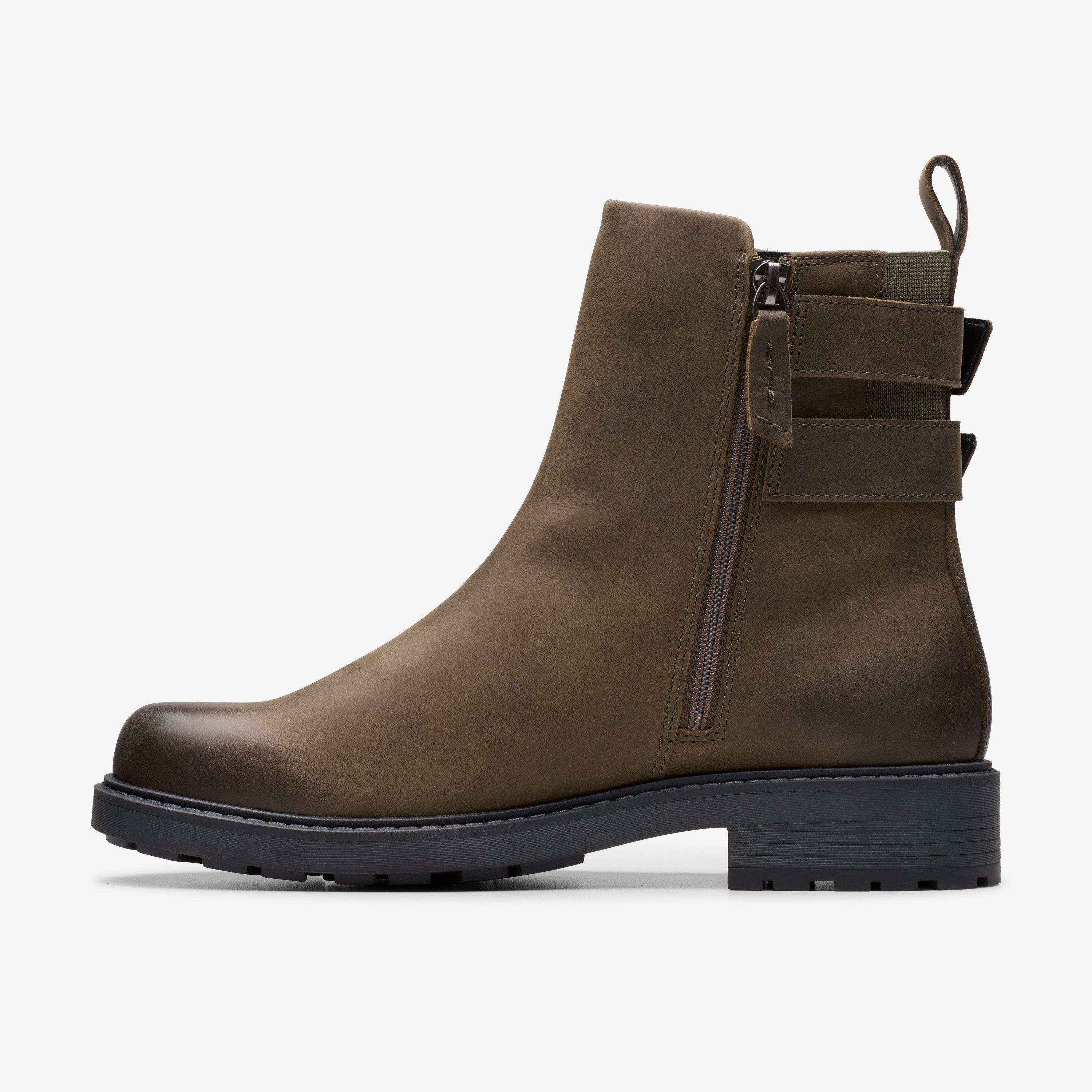 Orinoco2 Bay Mole Grey Leather Ankle Boots, view 2 of 6