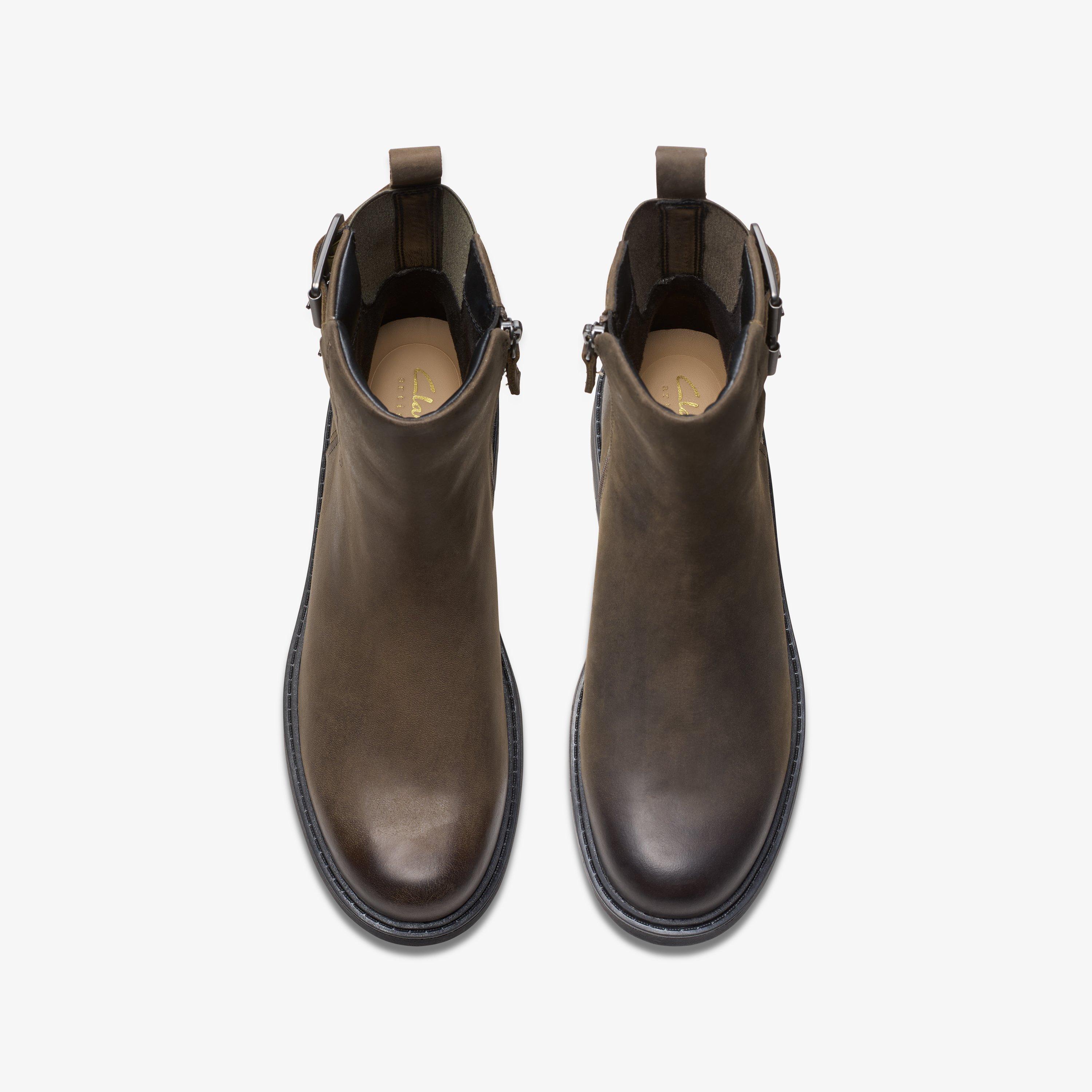 Orinoco2 Bay Mole Grey Leather Ankle Boots, view 6 of 6