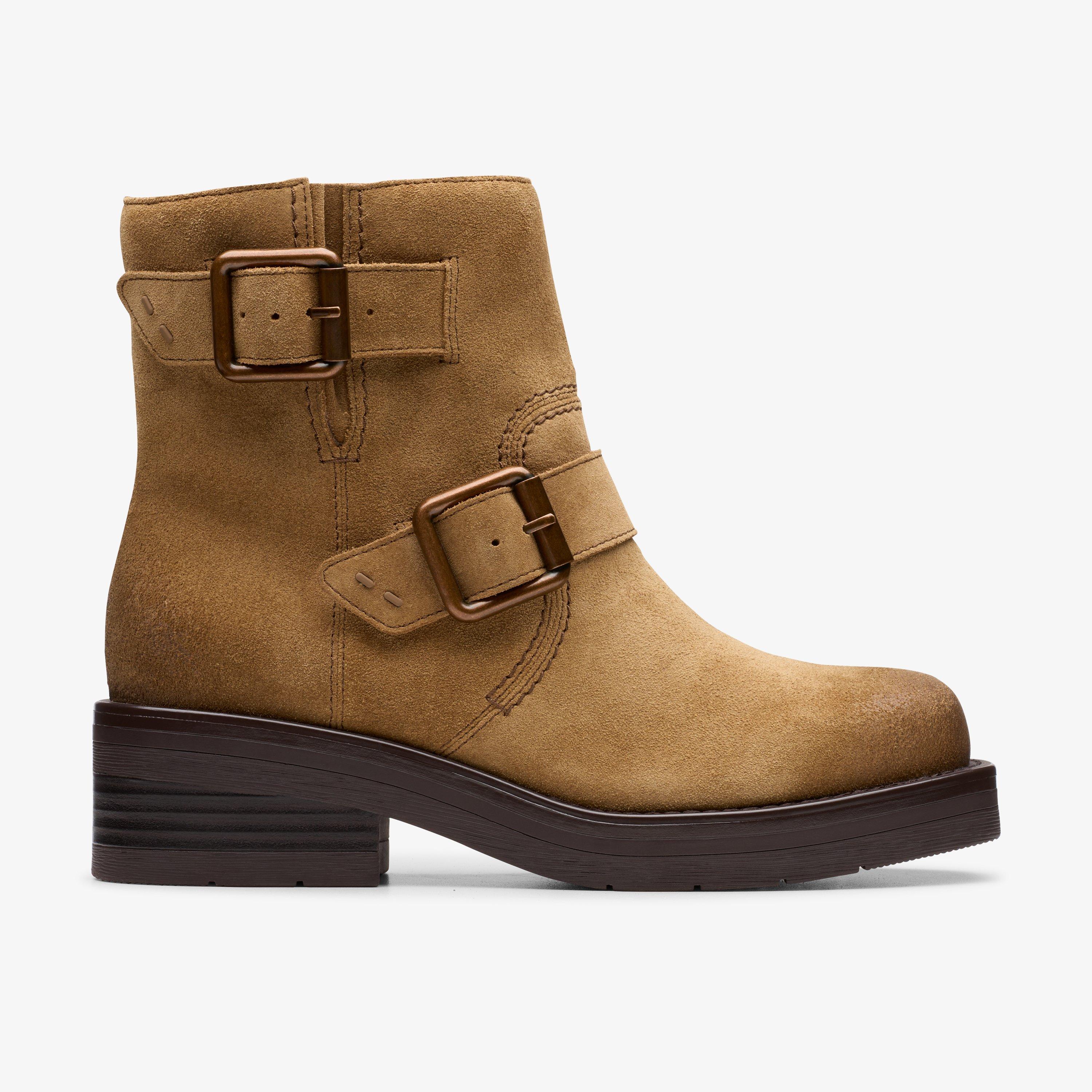Clarks biker boots ladies online