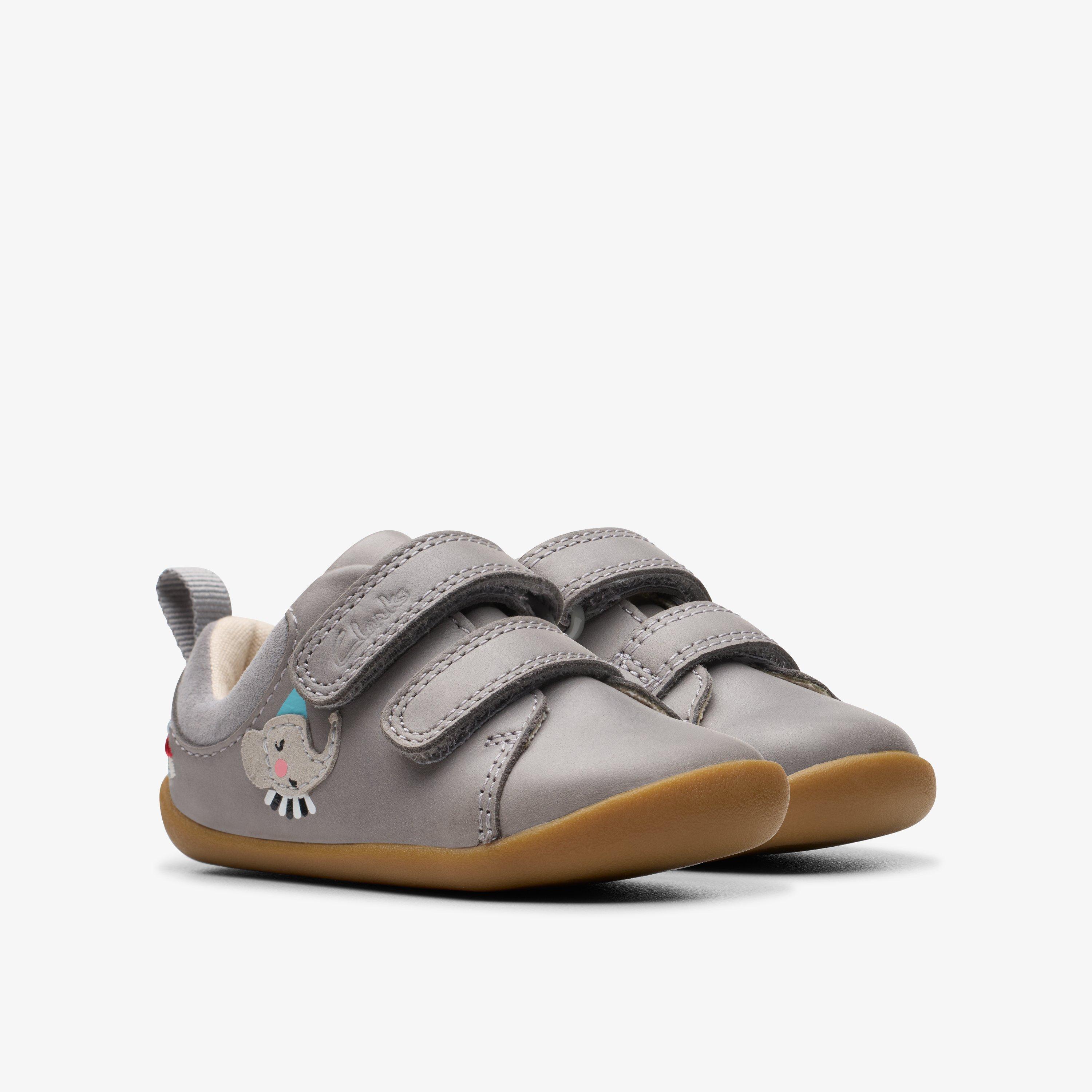Roamer Mime Toddler Grey Pre Walker Riptape, view 4 of 6