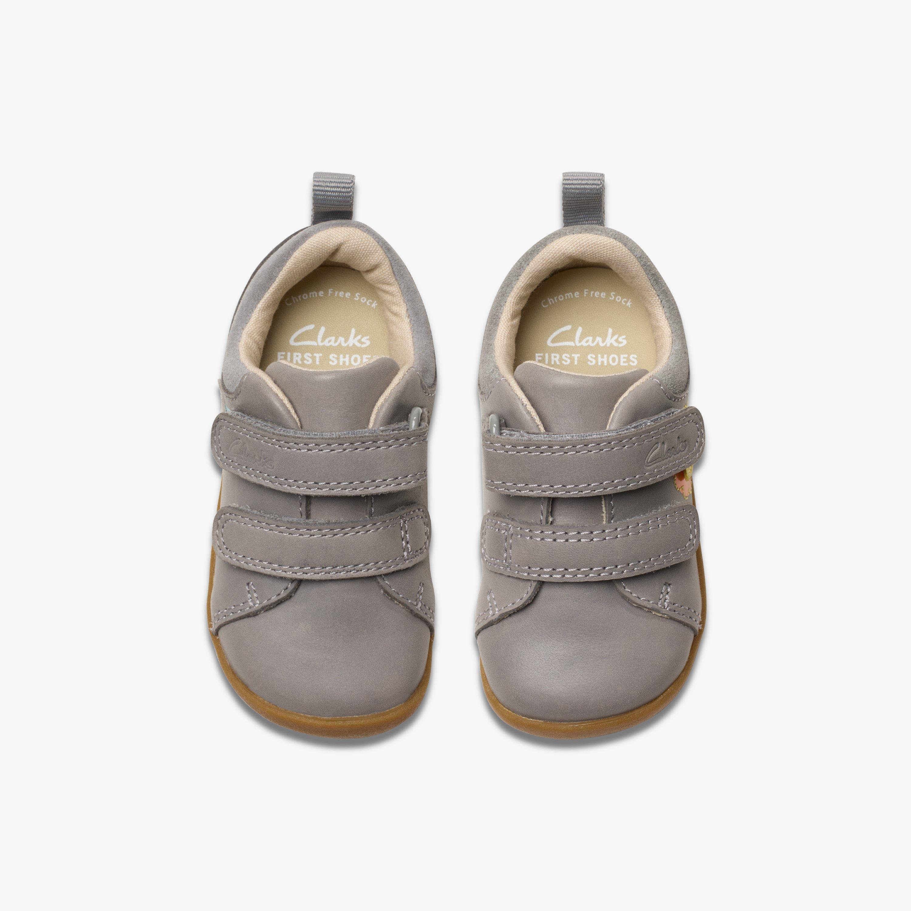 Roamer Mime Toddler Grey Pre Walker Riptape, view 6 of 6