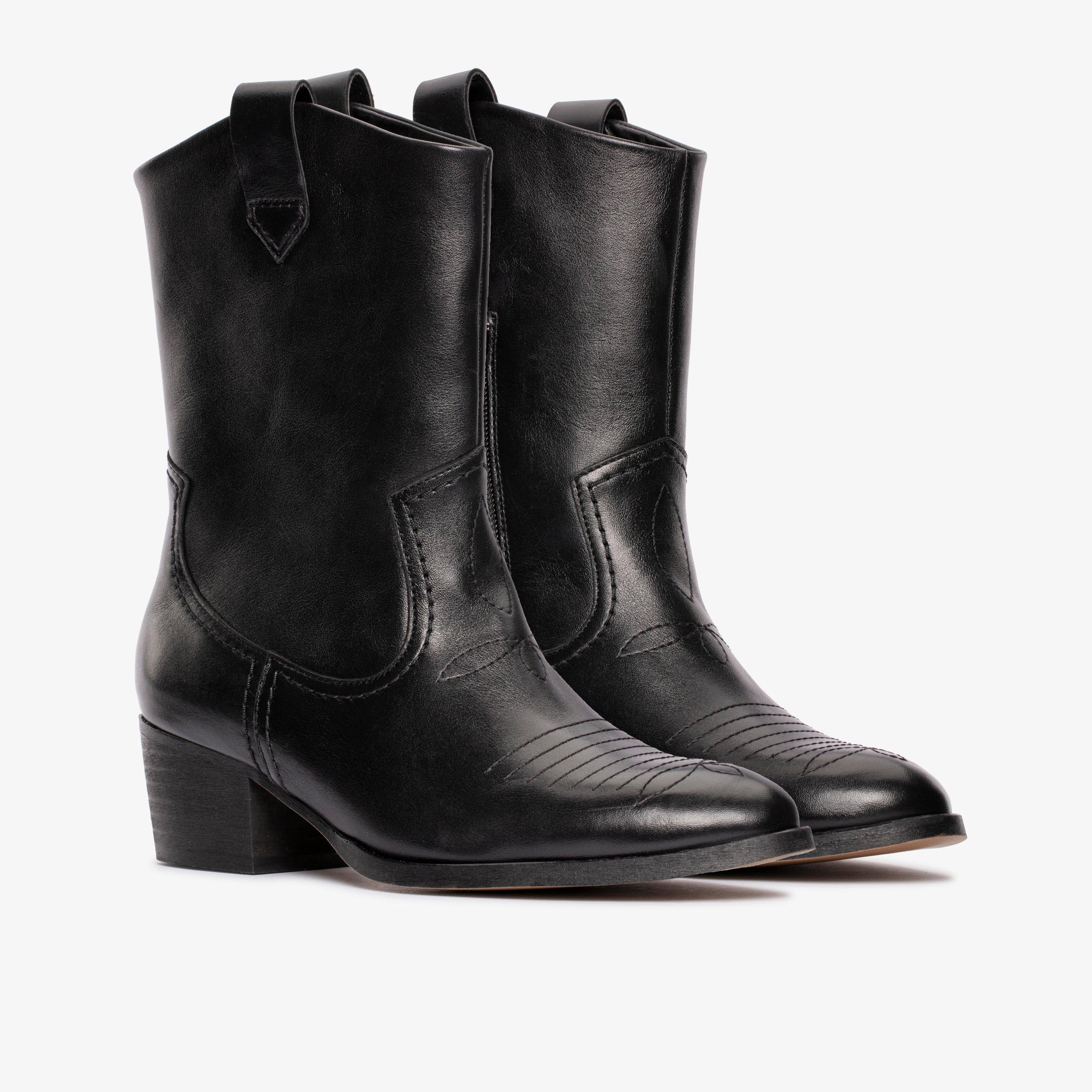 Women's Black Boots - Ladies Black Leather Boots | Clarks UK