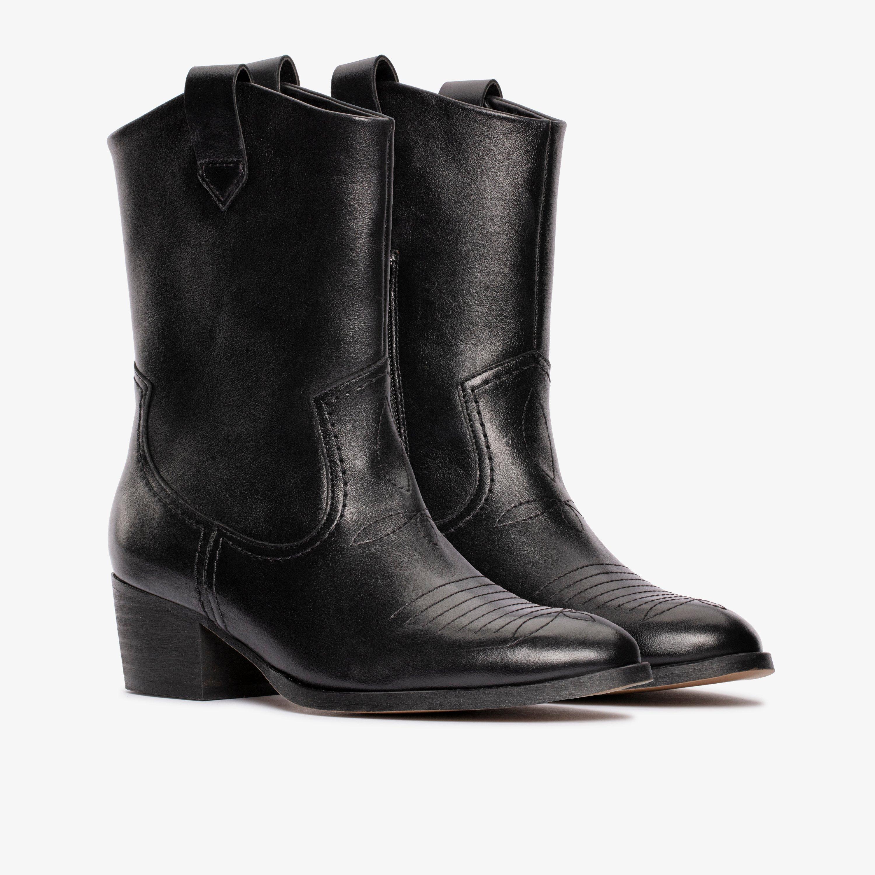 Women's Black Ankle Boots - Suede & Leather | Clarks UK