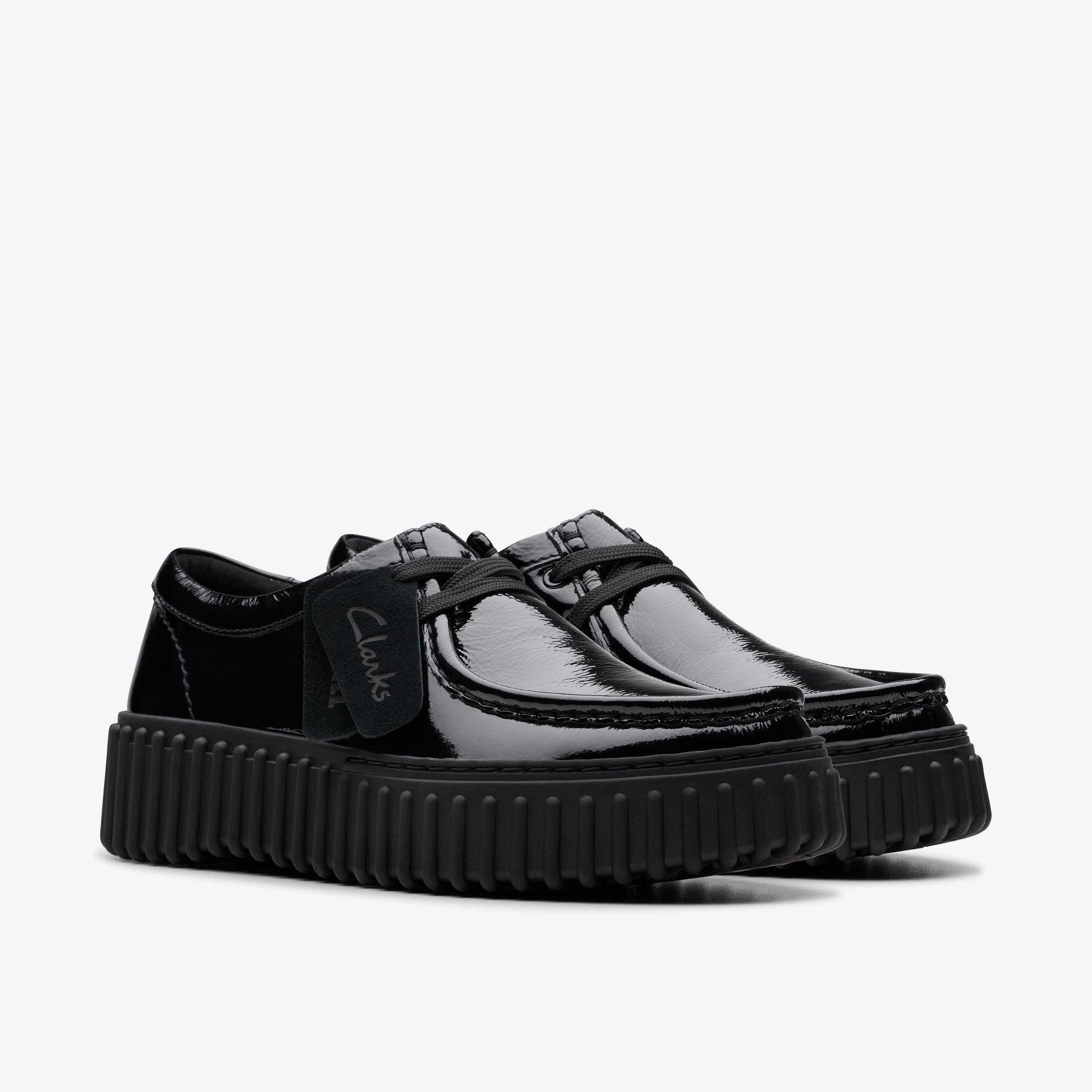 Clarks TORHILL Bee – Derbie Casual Avec Semelle Côtelée Et Cuirs Mélangés, Inspiré Du Style Wallabee