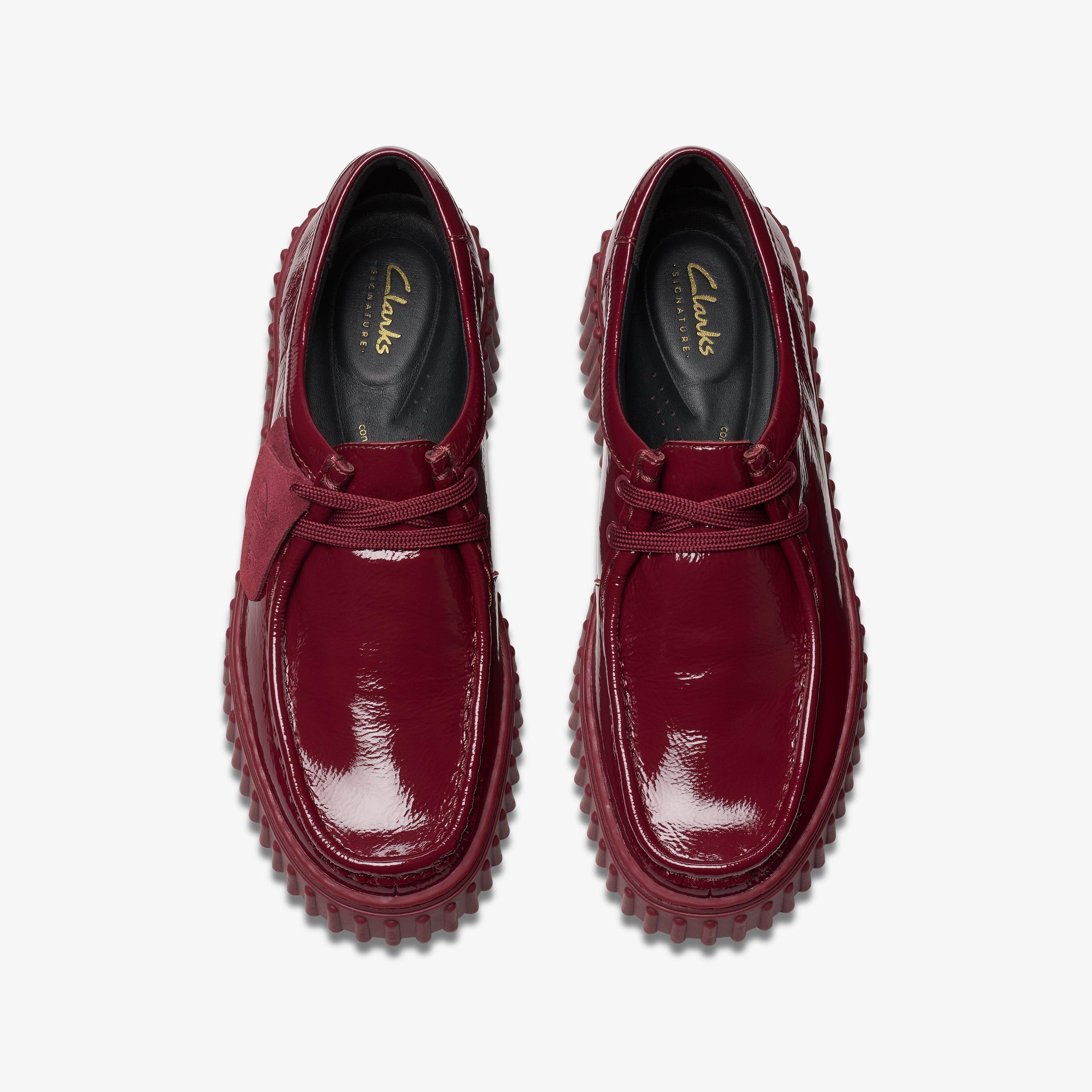Clarks burgundy shoes deals