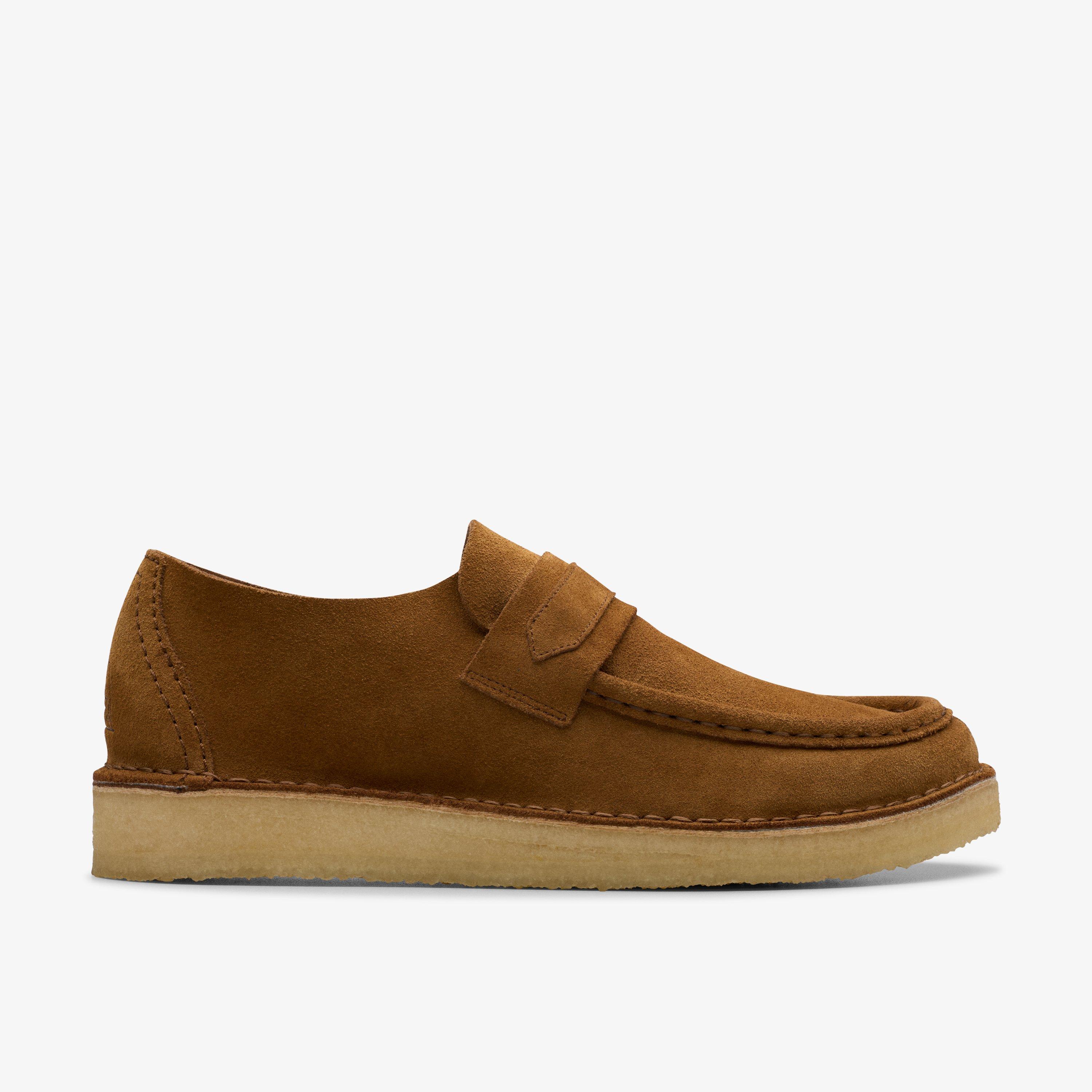 Clarks suede loafers on sale