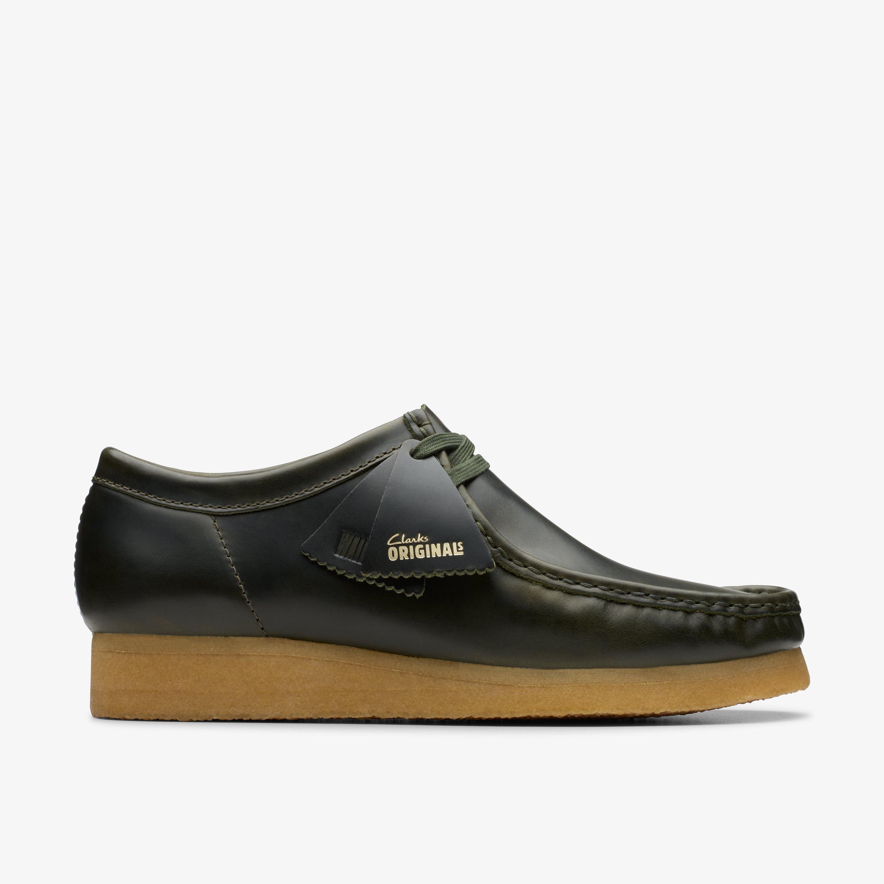 Leather wallabees best sale