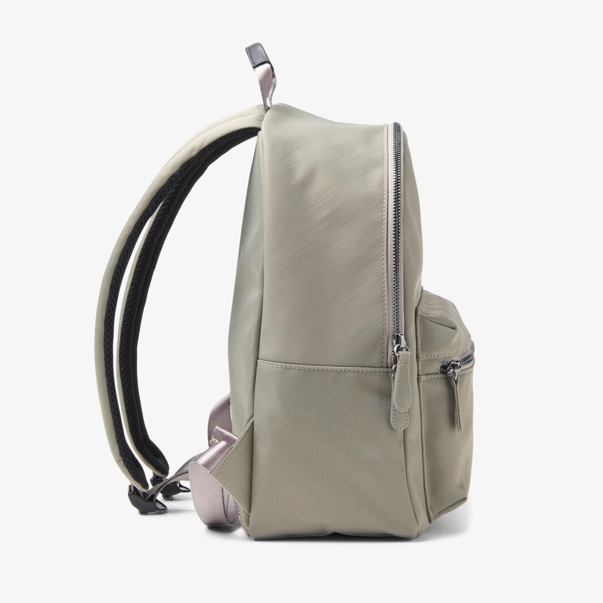 Womens Hythe Pack Khaki Textile Backpack | Clarks Outlet