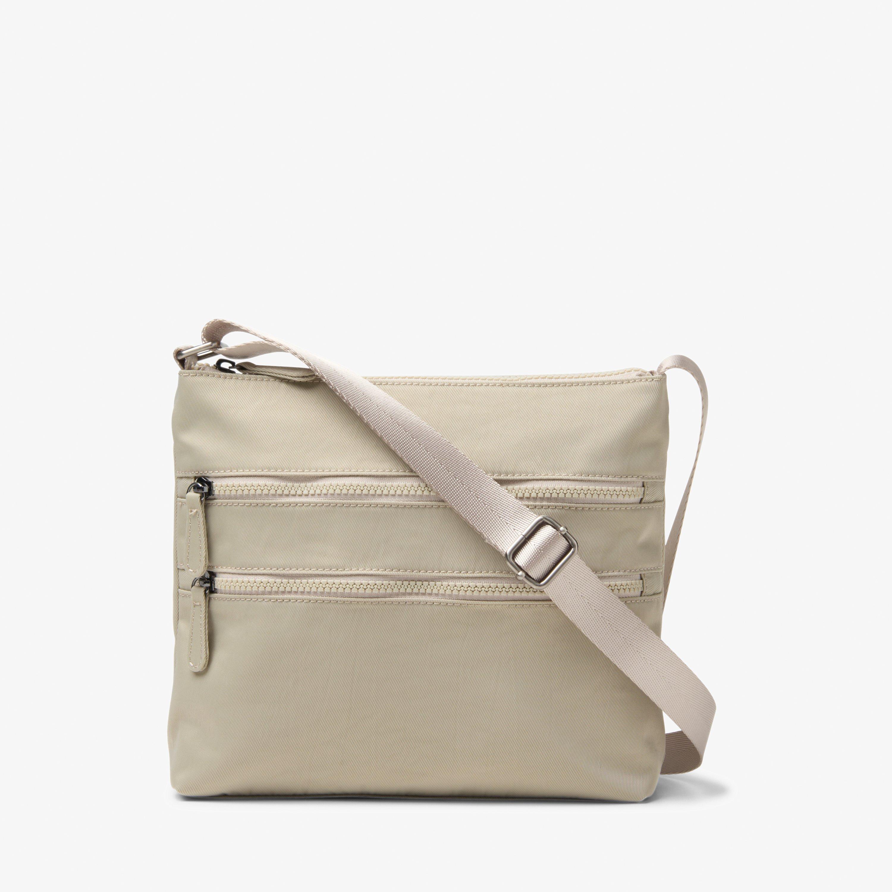 Womens Hythe Cross Sand Textile Across Body Bag | Clarks Outlet