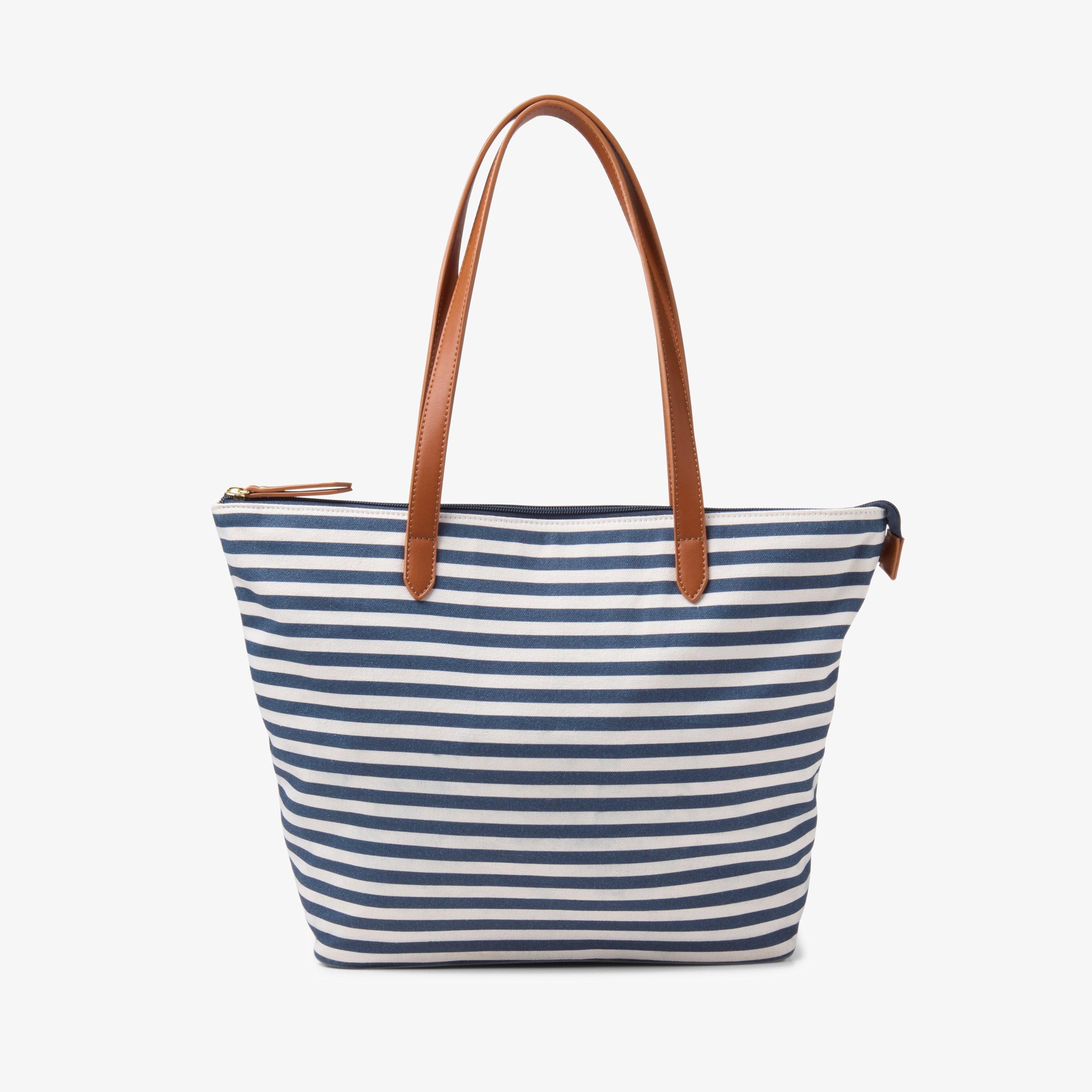 Womens Sun Tote Navy/White Tote Bag | Clarks Outlet