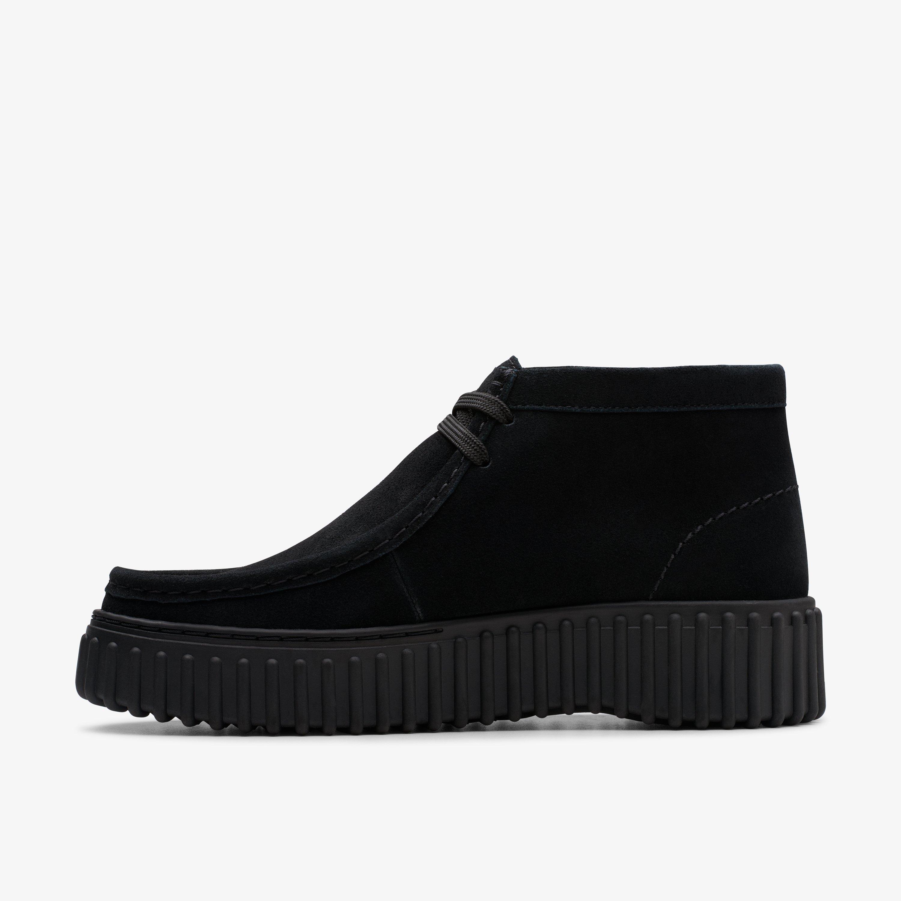 Clarks platform boots deals