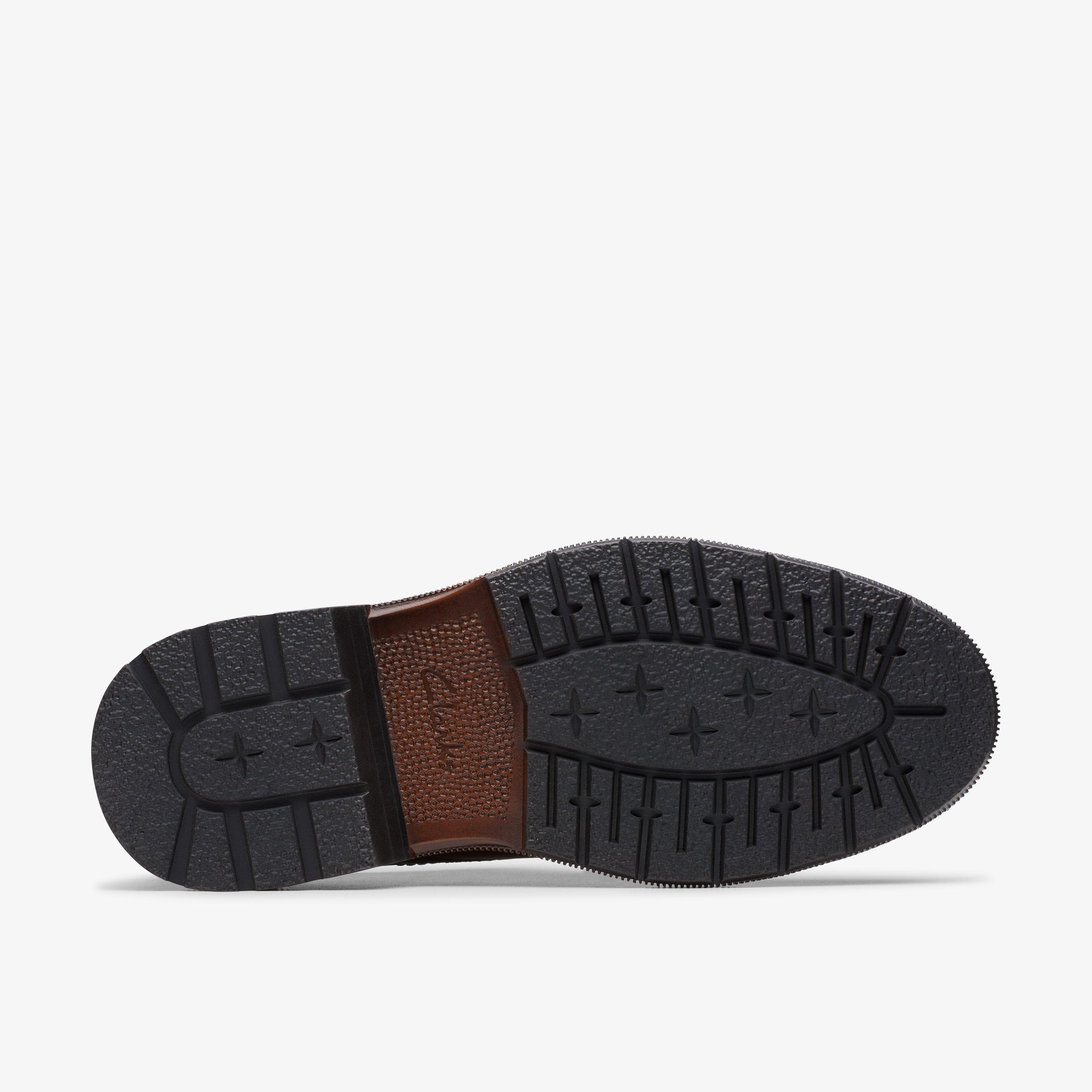 Botas Derby Con Cordones En Piel Marrón Para Hombre