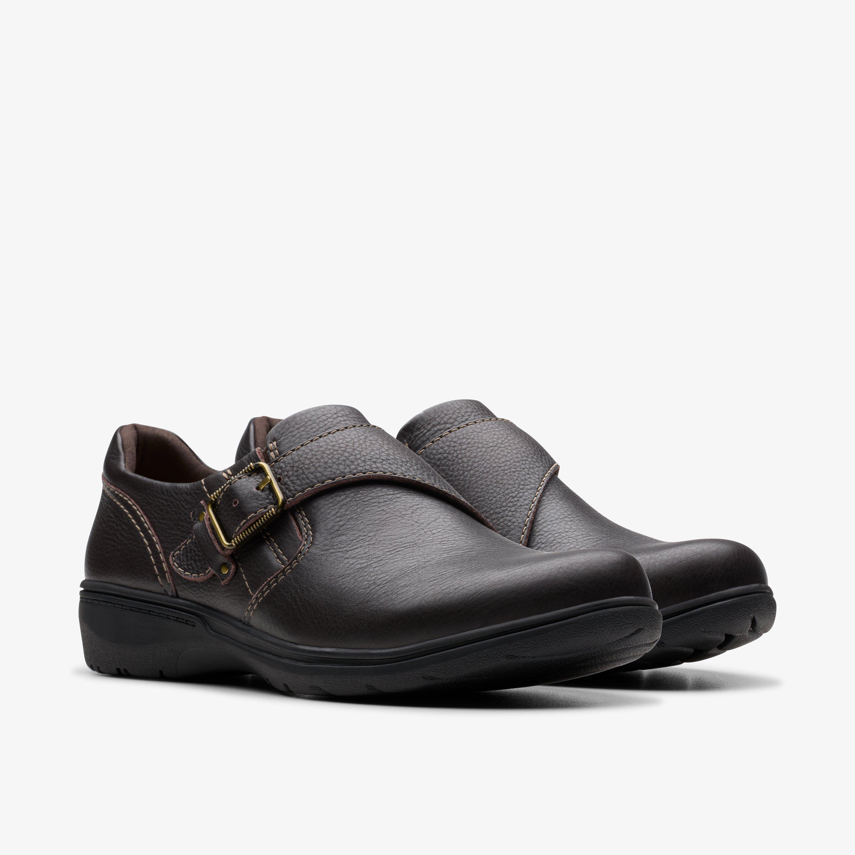 Carleigh Jazz Chocolate Leather Slip-Ons, view 4 of 6
