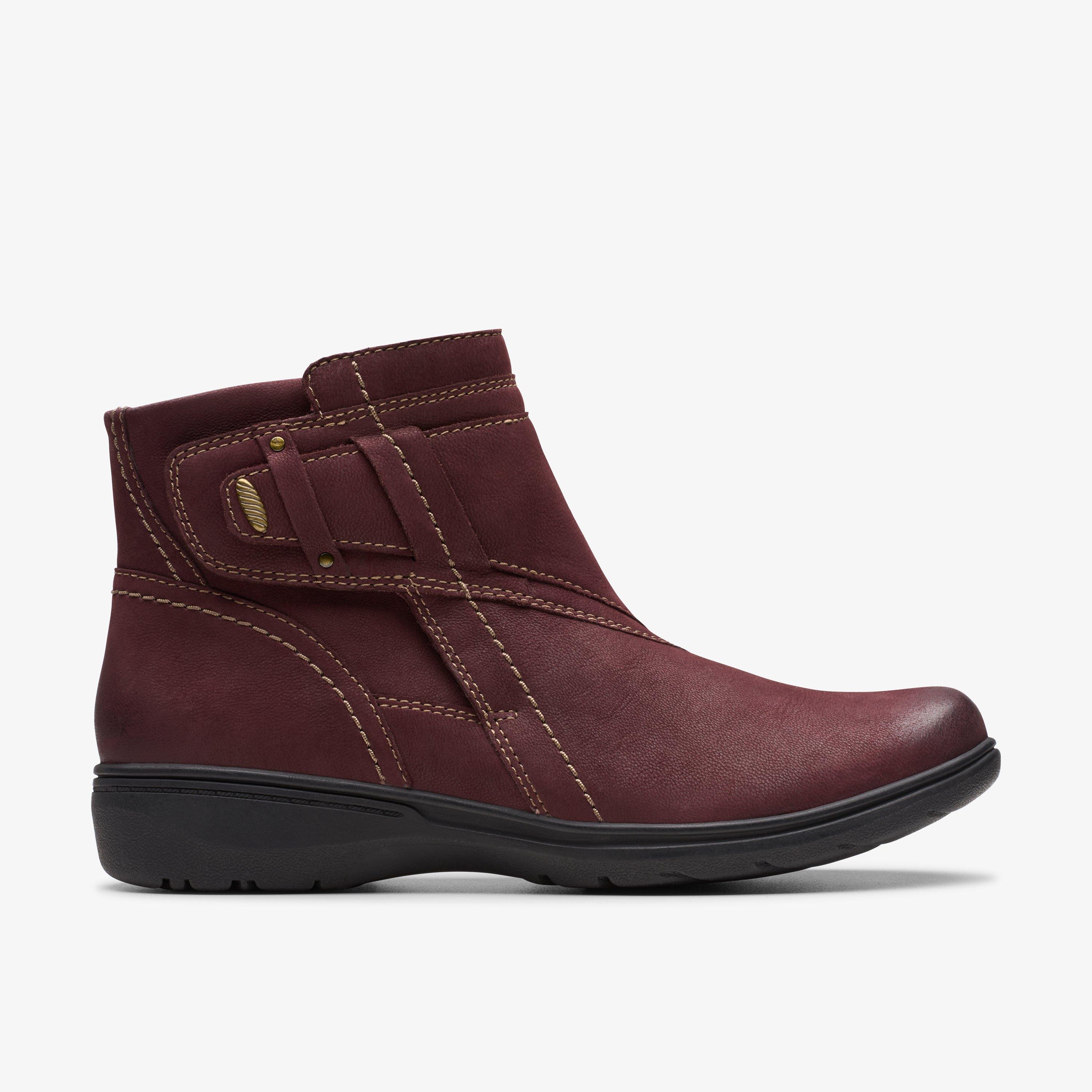 Clarks Women's Collection Carleigh Style Boots In Red