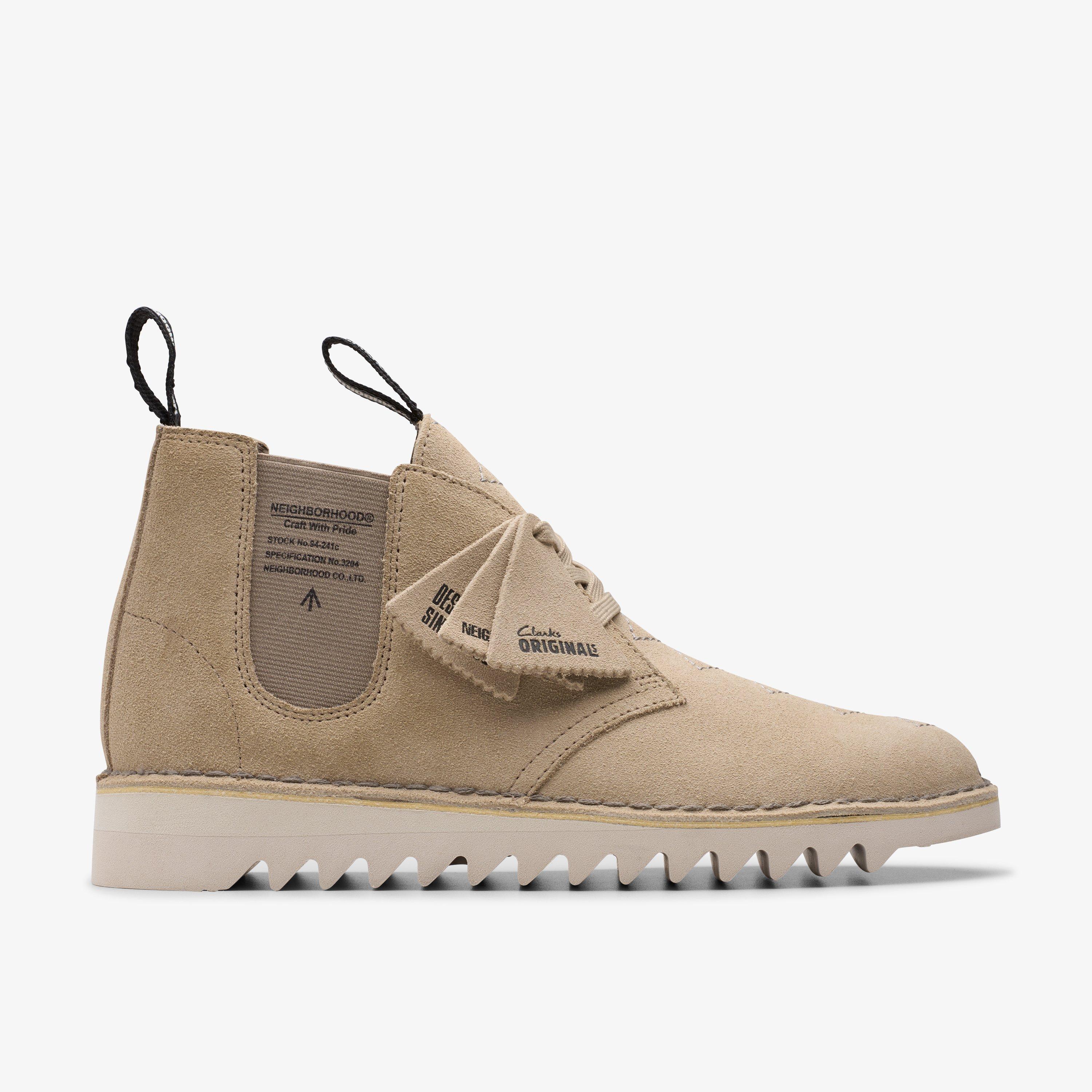 Mens Originals Desert x Neighborhood desert boot beige | Clarks