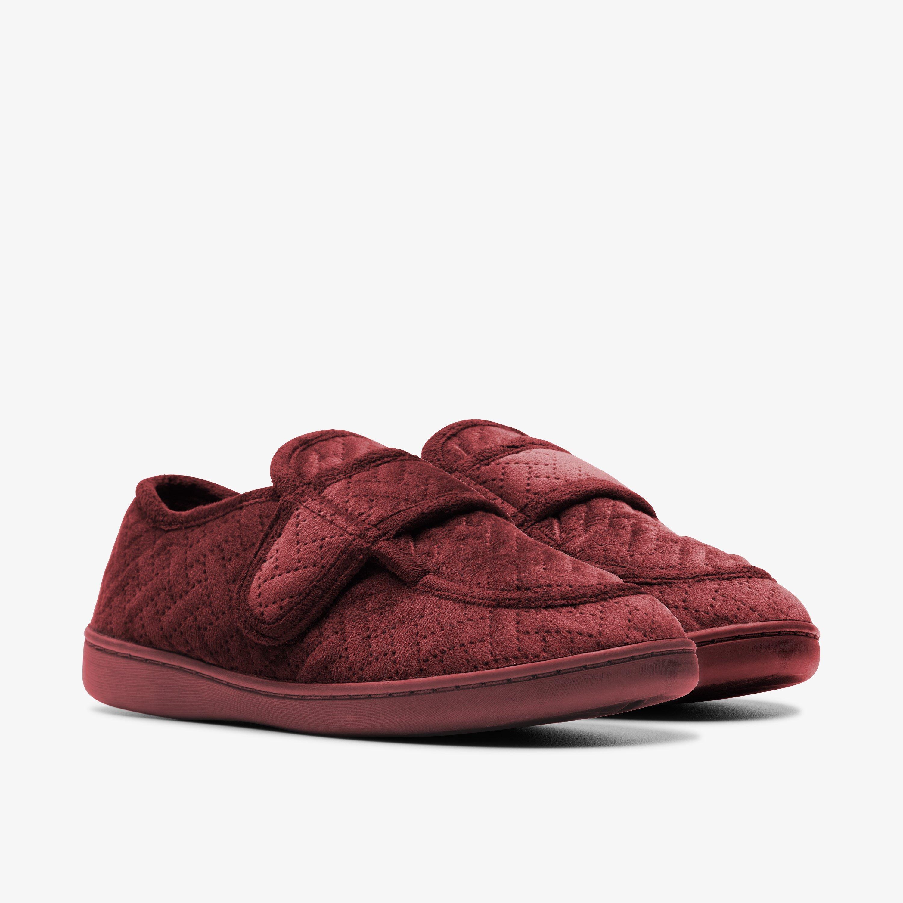 The Slipper Company Mens Burgundy Full Slipper - Size 6 UK