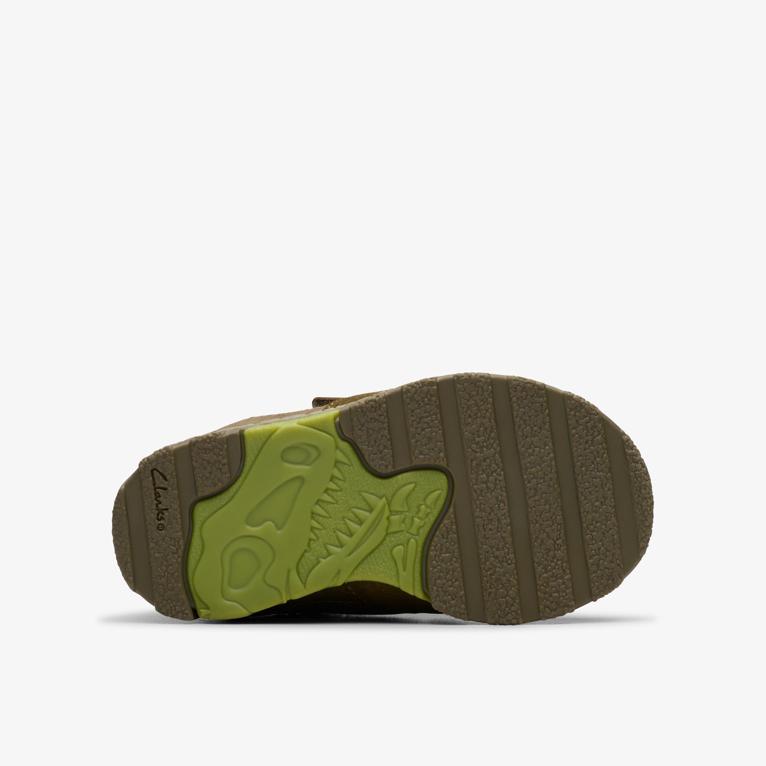 Steggy 2 See Toddler Khaki Trainers Riptape, view 3 of 7
