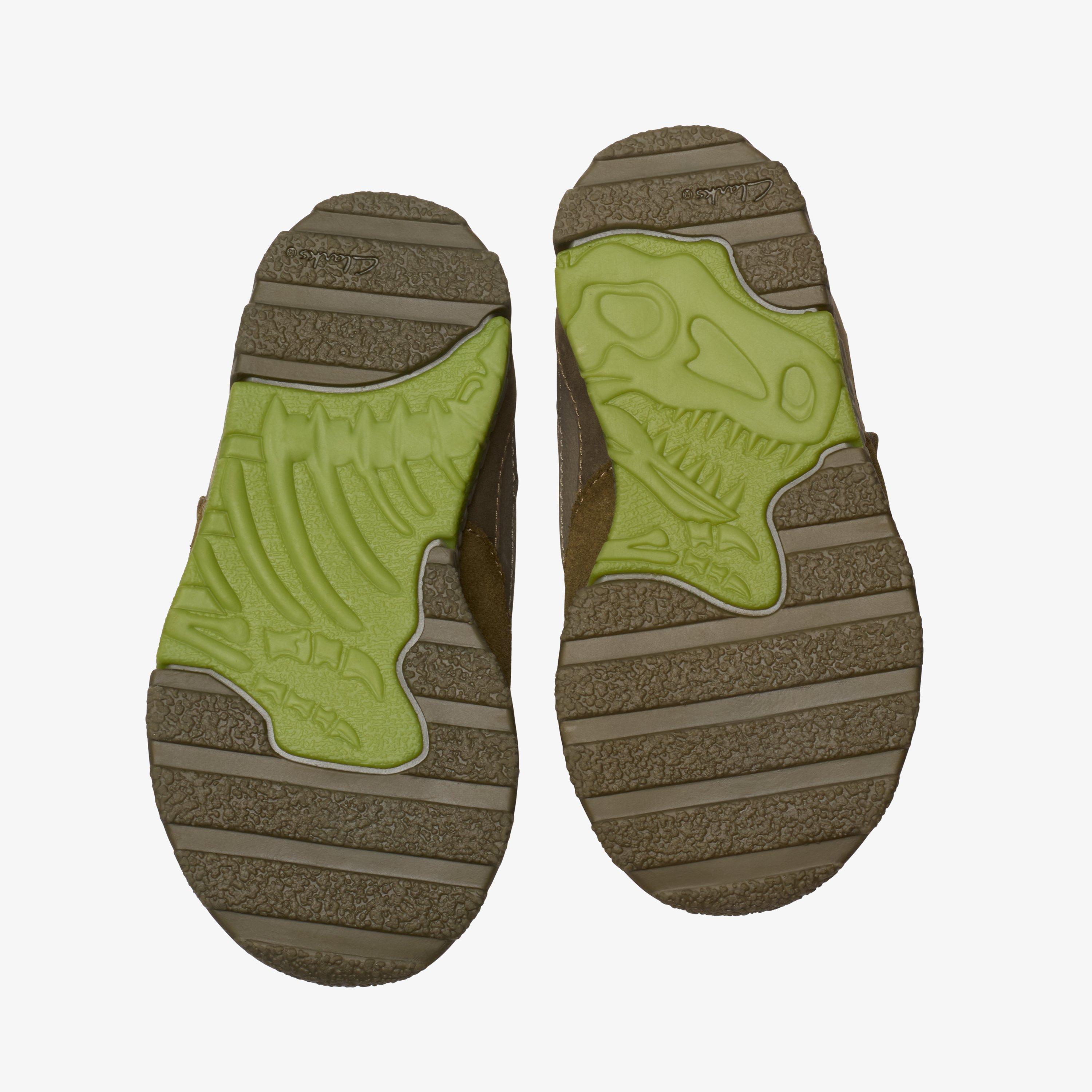 Steggy 2 See Toddler Khaki Trainers Riptape, view 7 of 7
