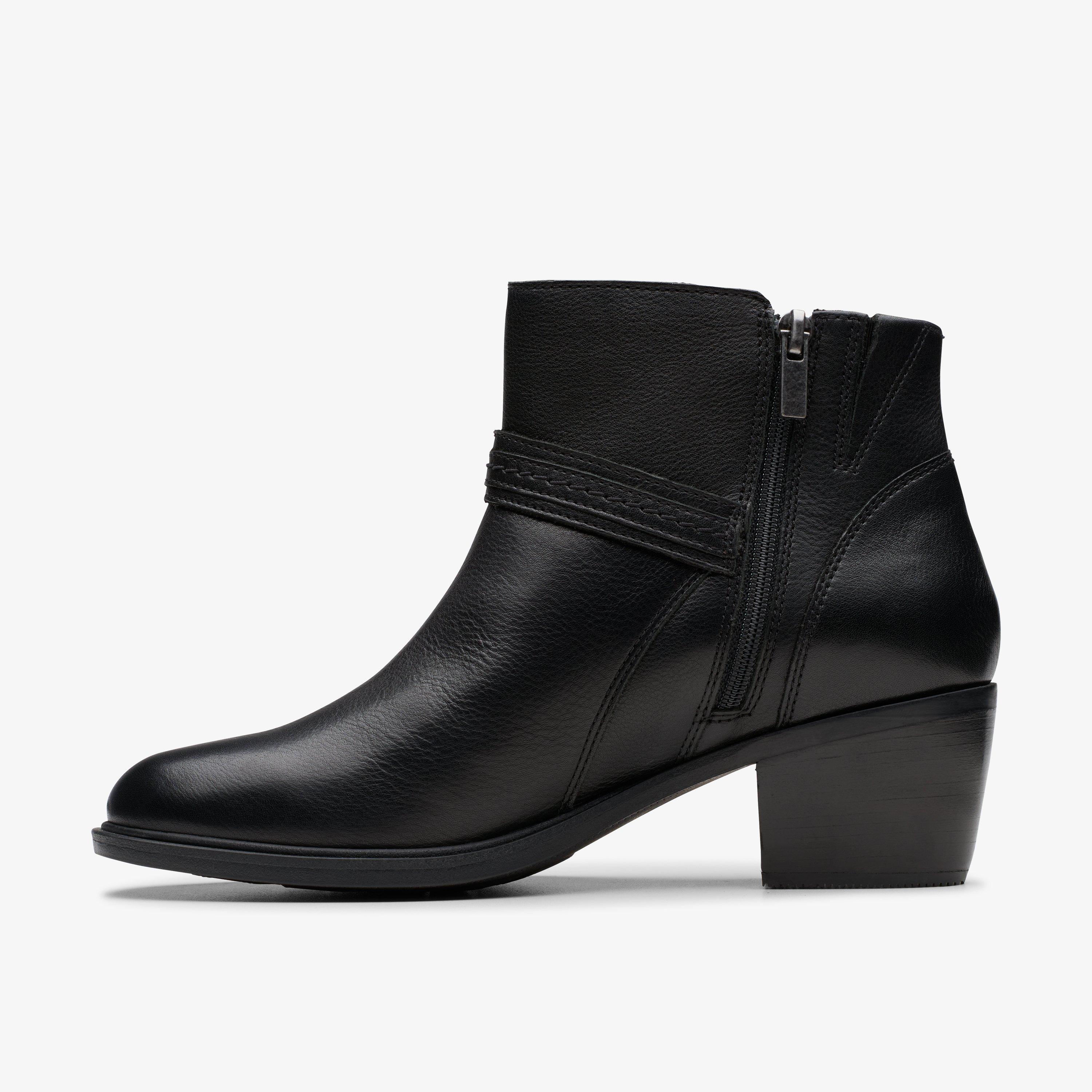 Black nubuck ankle boots best sale