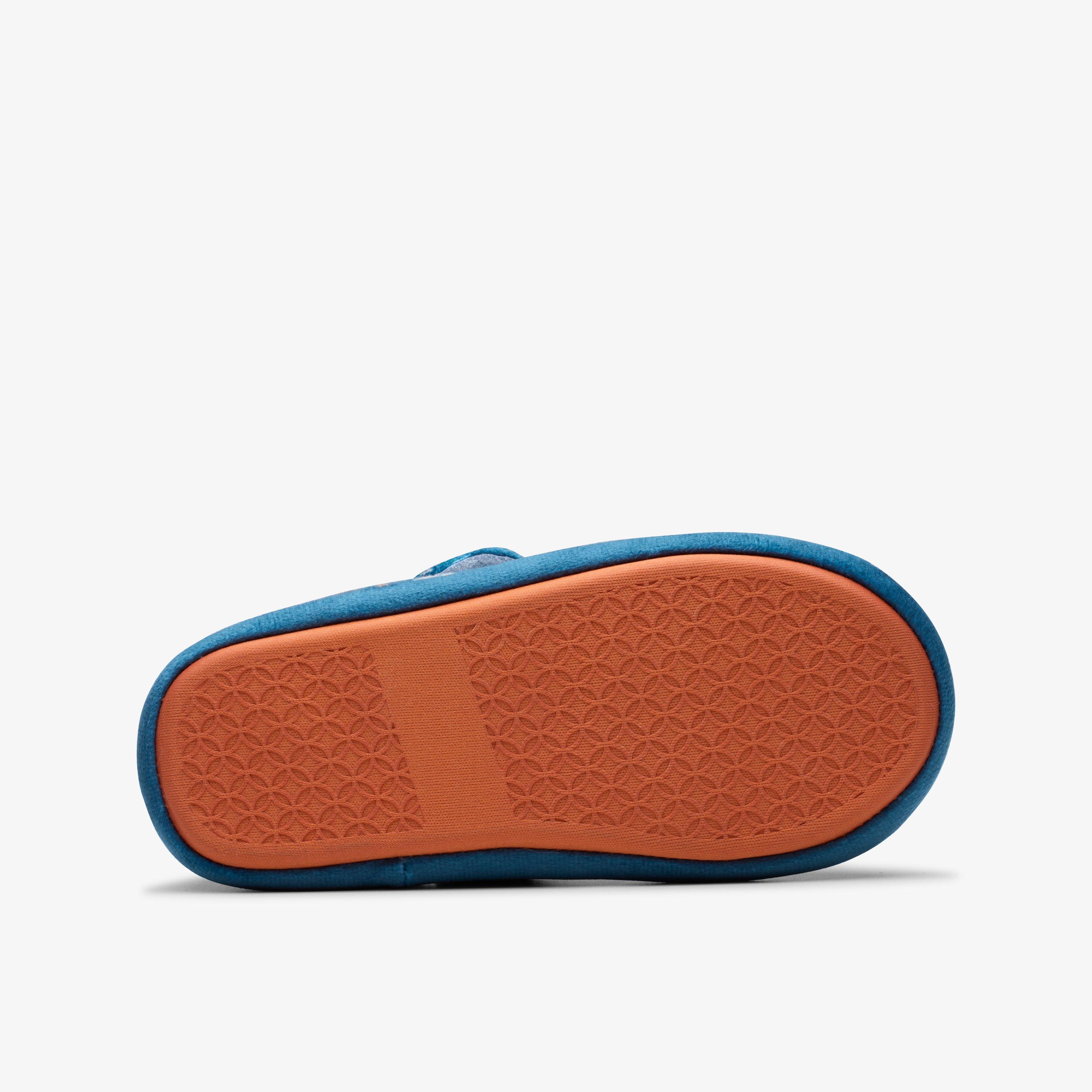 Fluffy Snug Kid Blue Print