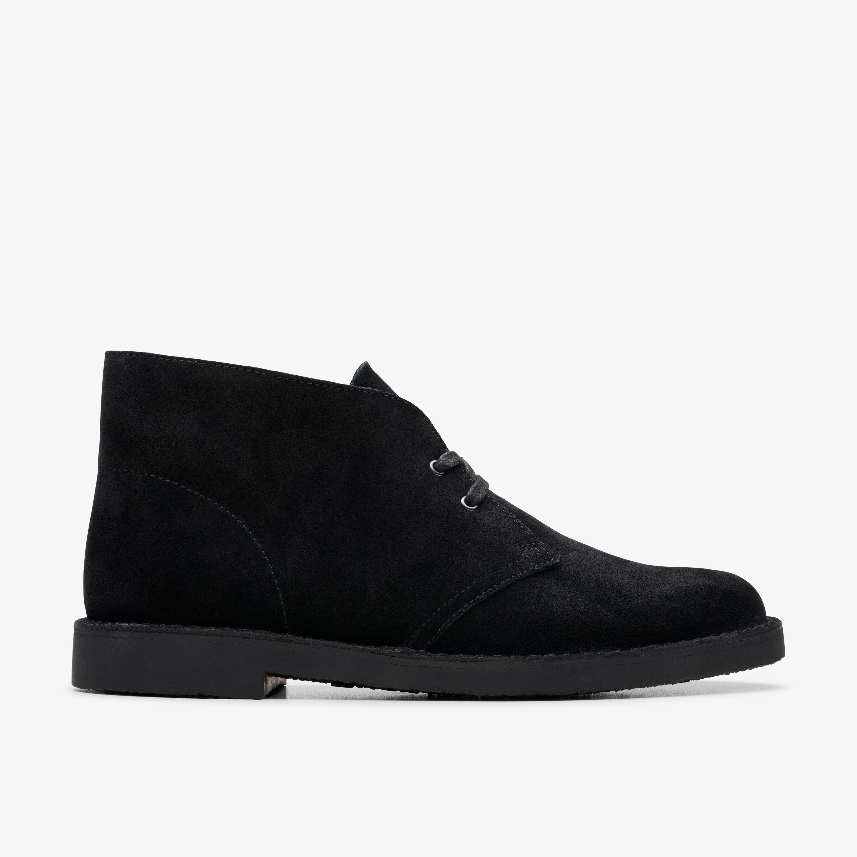 Shepton Black Suede Ankle Boots Lace Up, view 1 of 6
