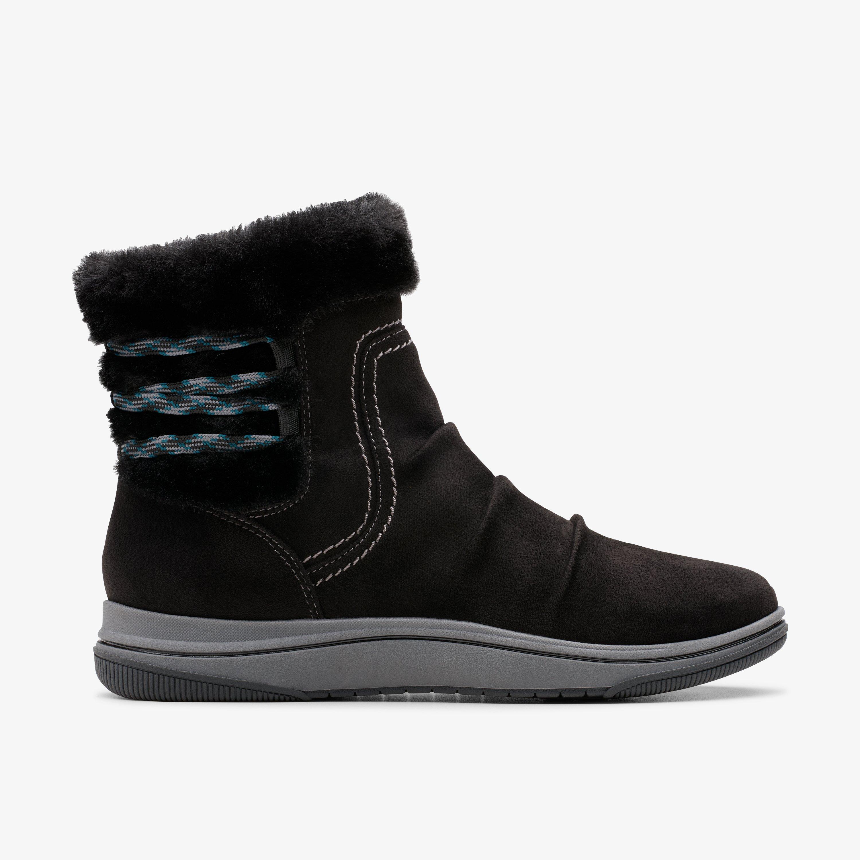 Breeze Cozy Black Ankle Boots, view 1 of 6