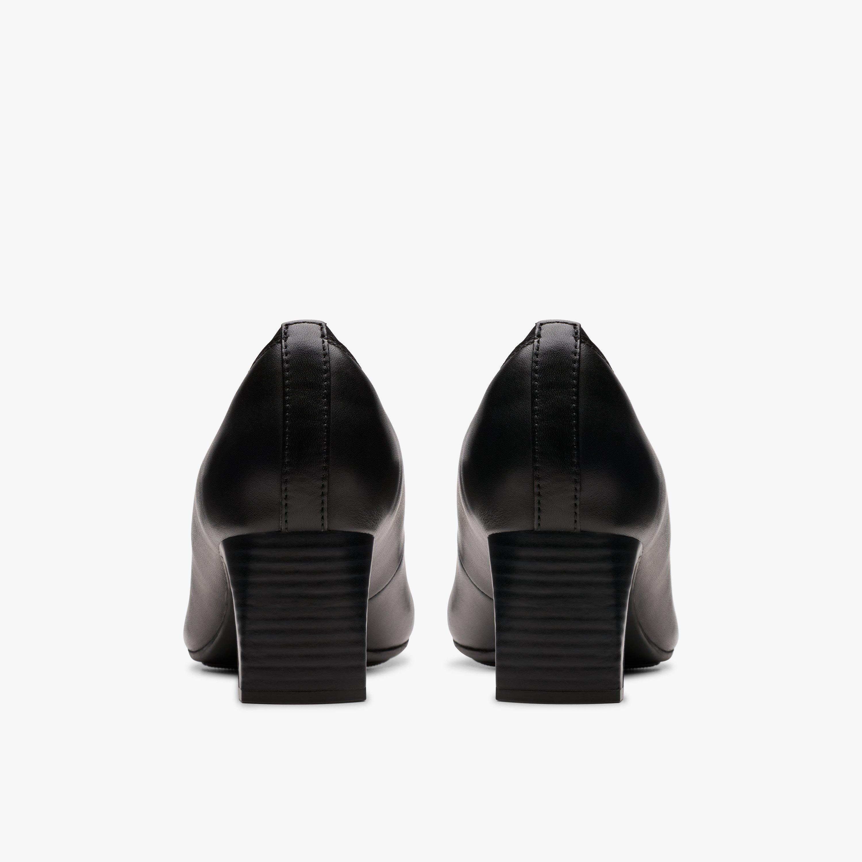 Women's Anelise Nora Black Leather High Heels | Clarks