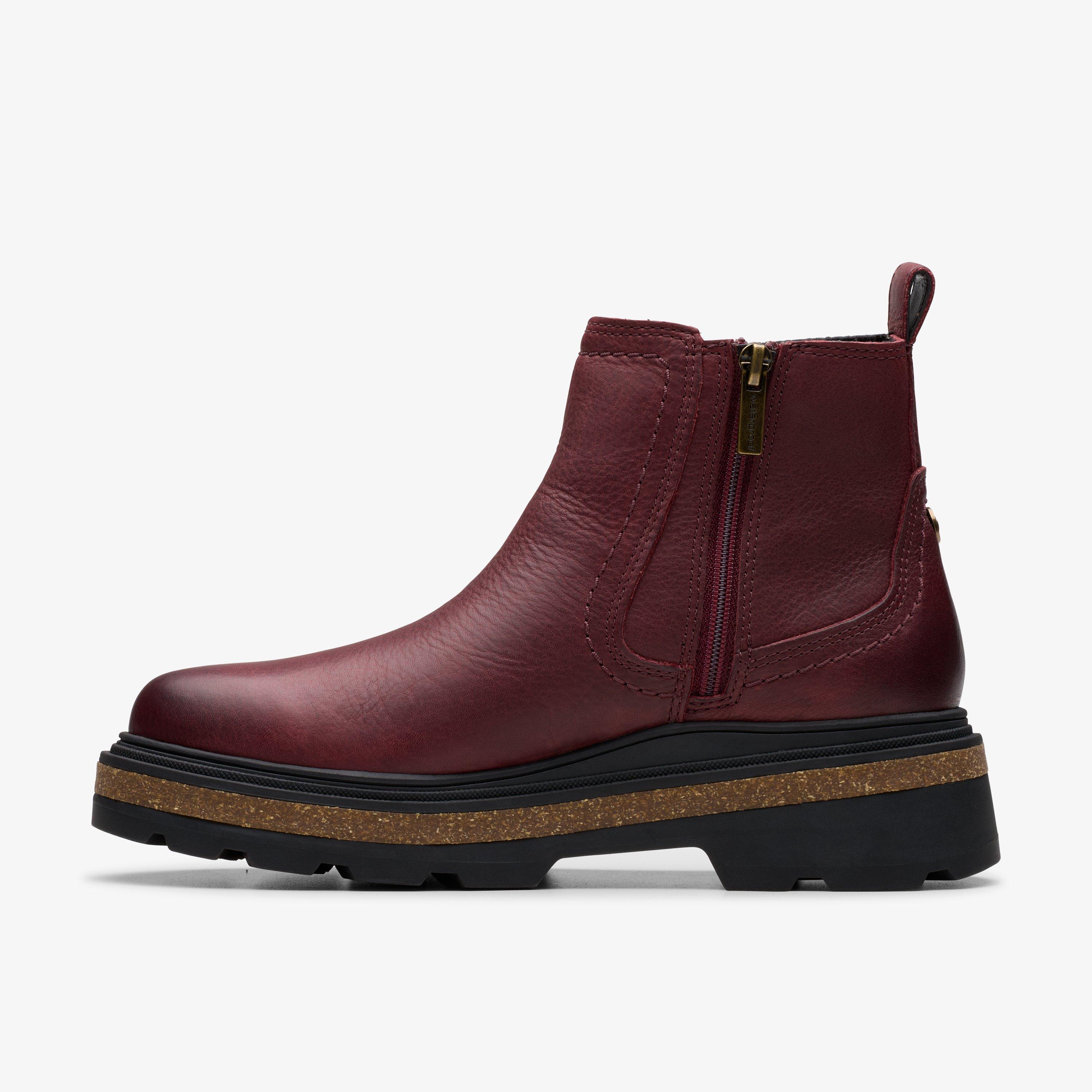 Clarks Women s Hencroft Step WP Boot Burgundy 7