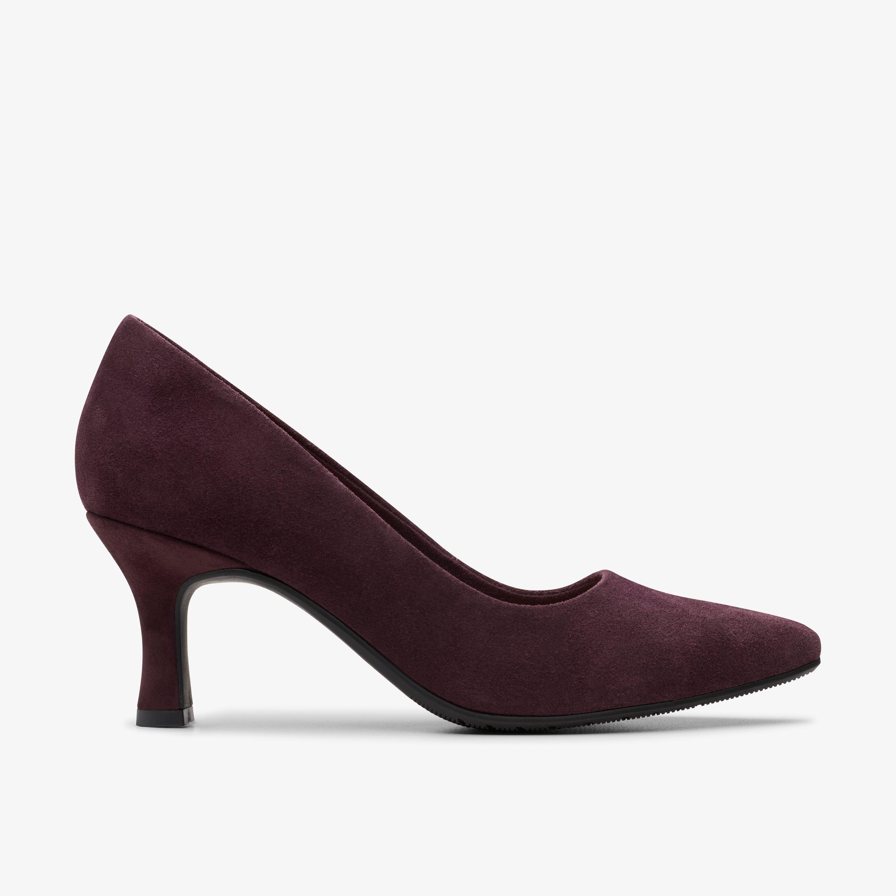 Womens Kataleyna Gem Plum High Heels Clarks UK