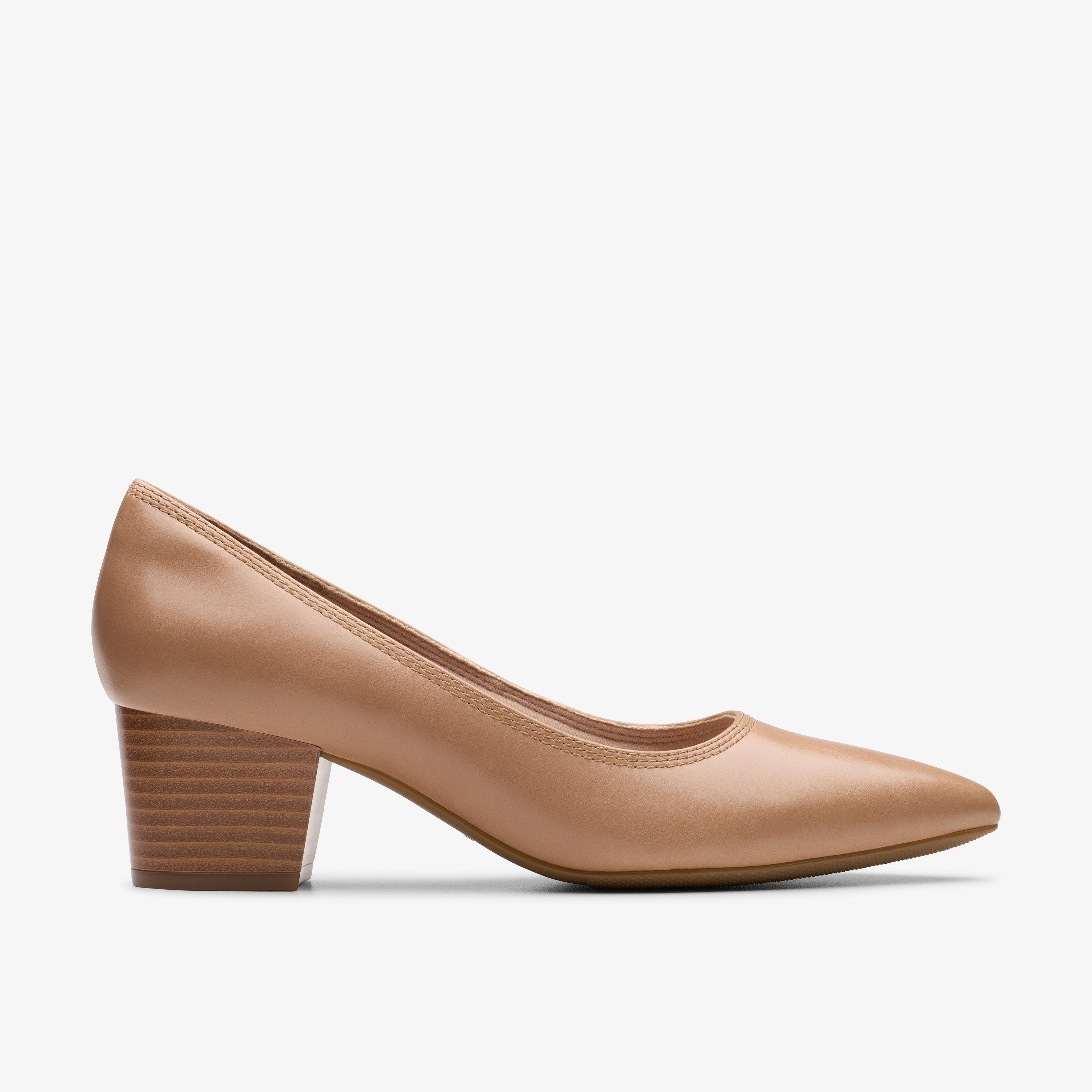 Clarks beige pumps hotsell