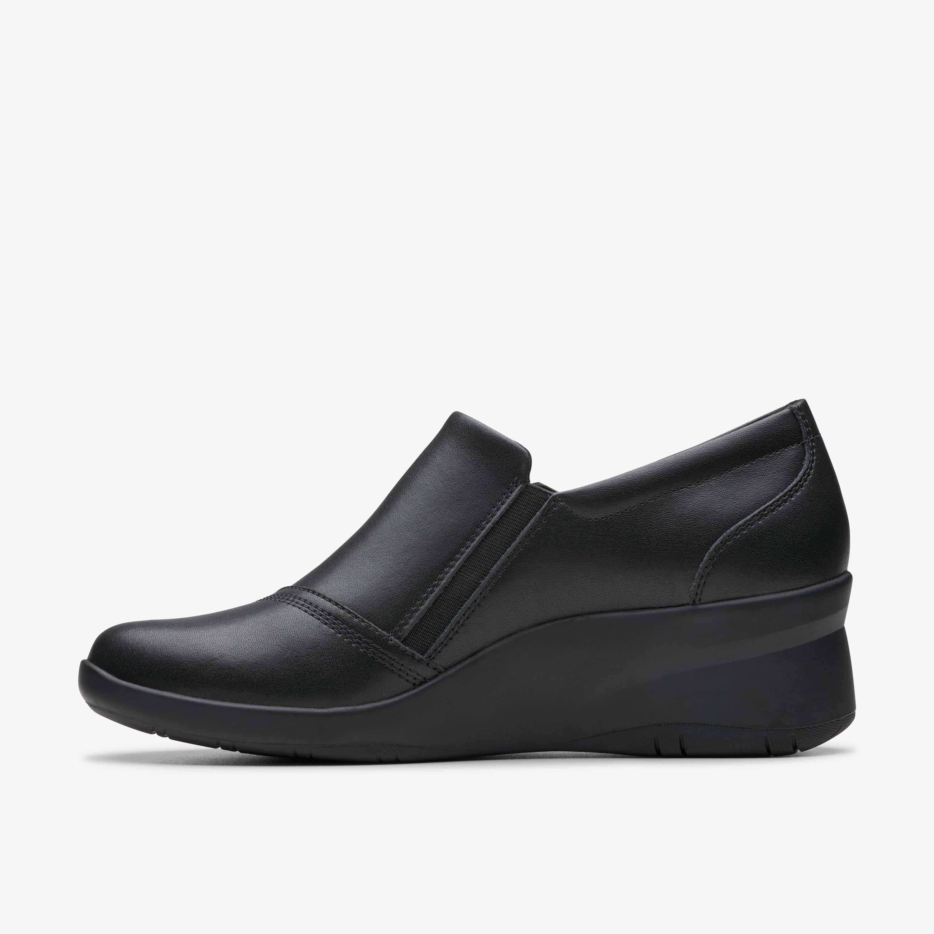 Clarks ladies wedge shoes on sale