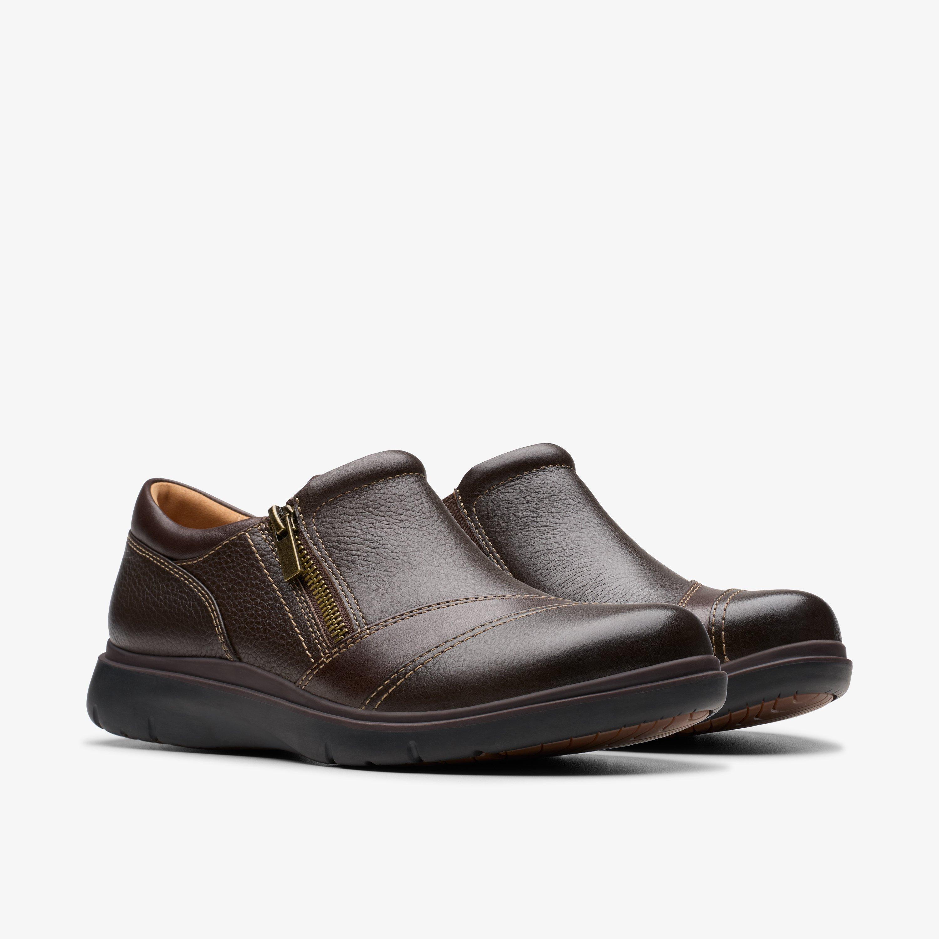 Certina Pure Dark Brown Leather Slip Ons, view 4 of 6