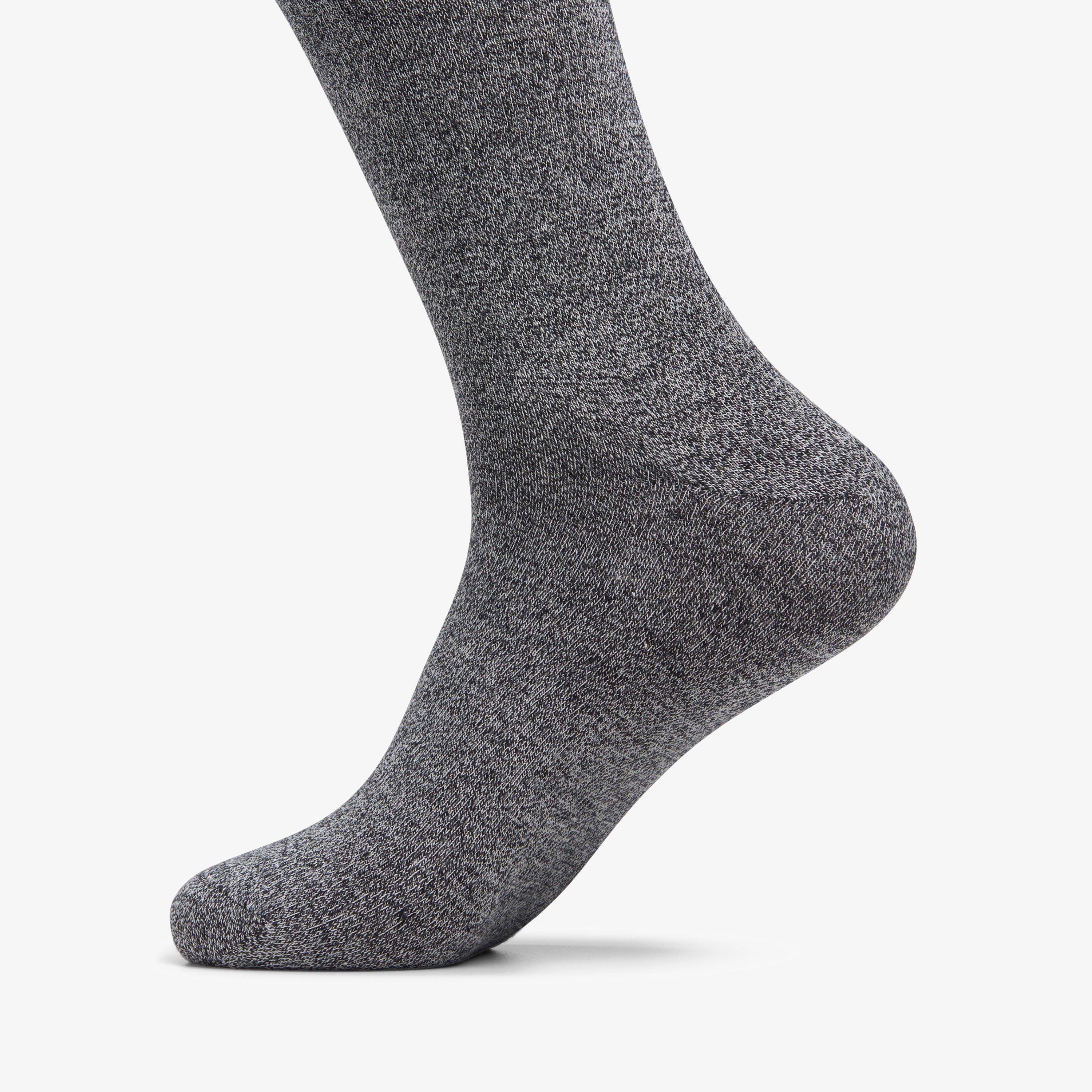 Marled Crew Sock Black Socks, view 2 of 3