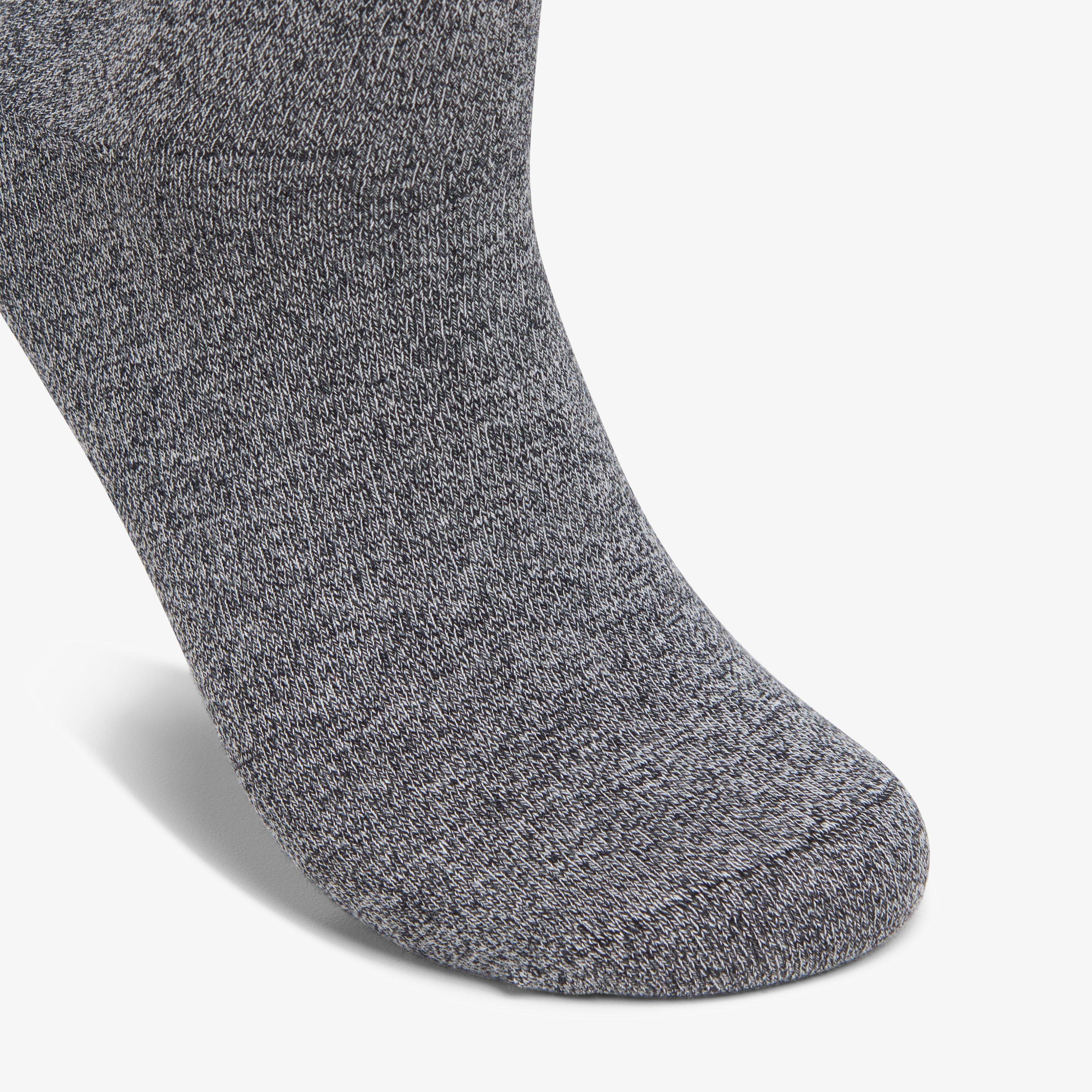 Marled Crew Sock Black Socks, view 3 of 3