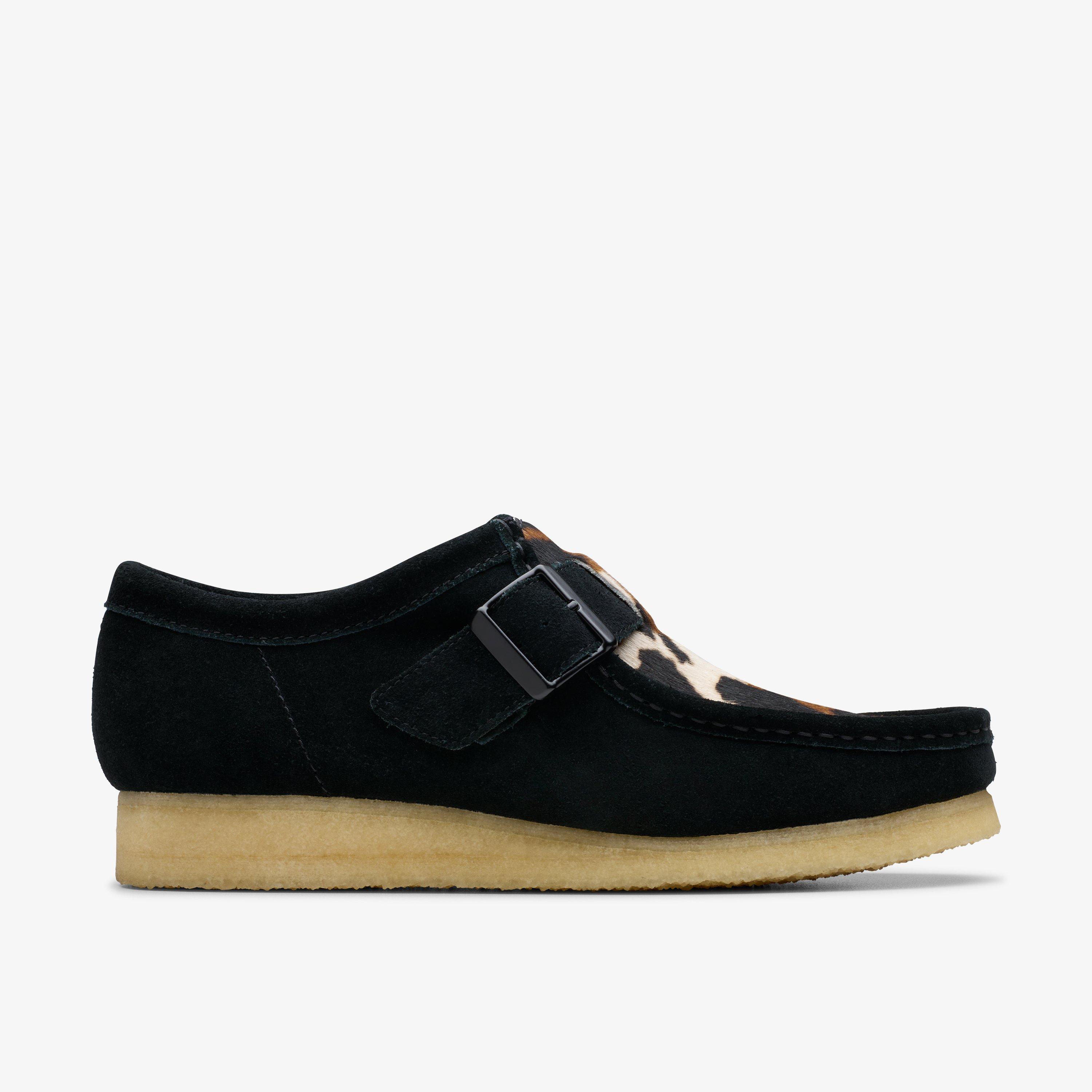 Wallabee Buckle Interesse nero Wallabee Scarpe Stringate, view 1 of 6