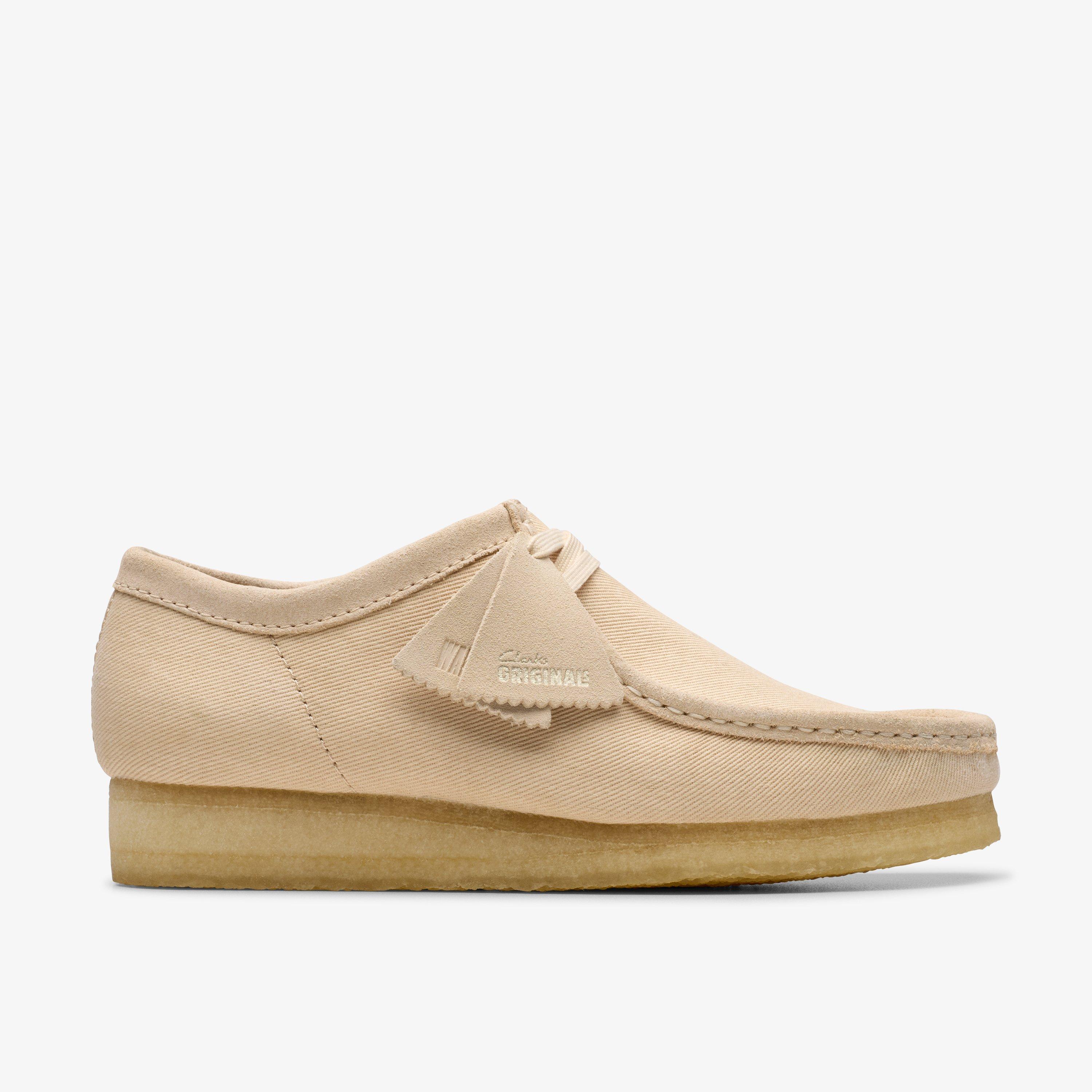 Wallabee Taupe Canvas Wallabee Lace Up, view 1 of 6