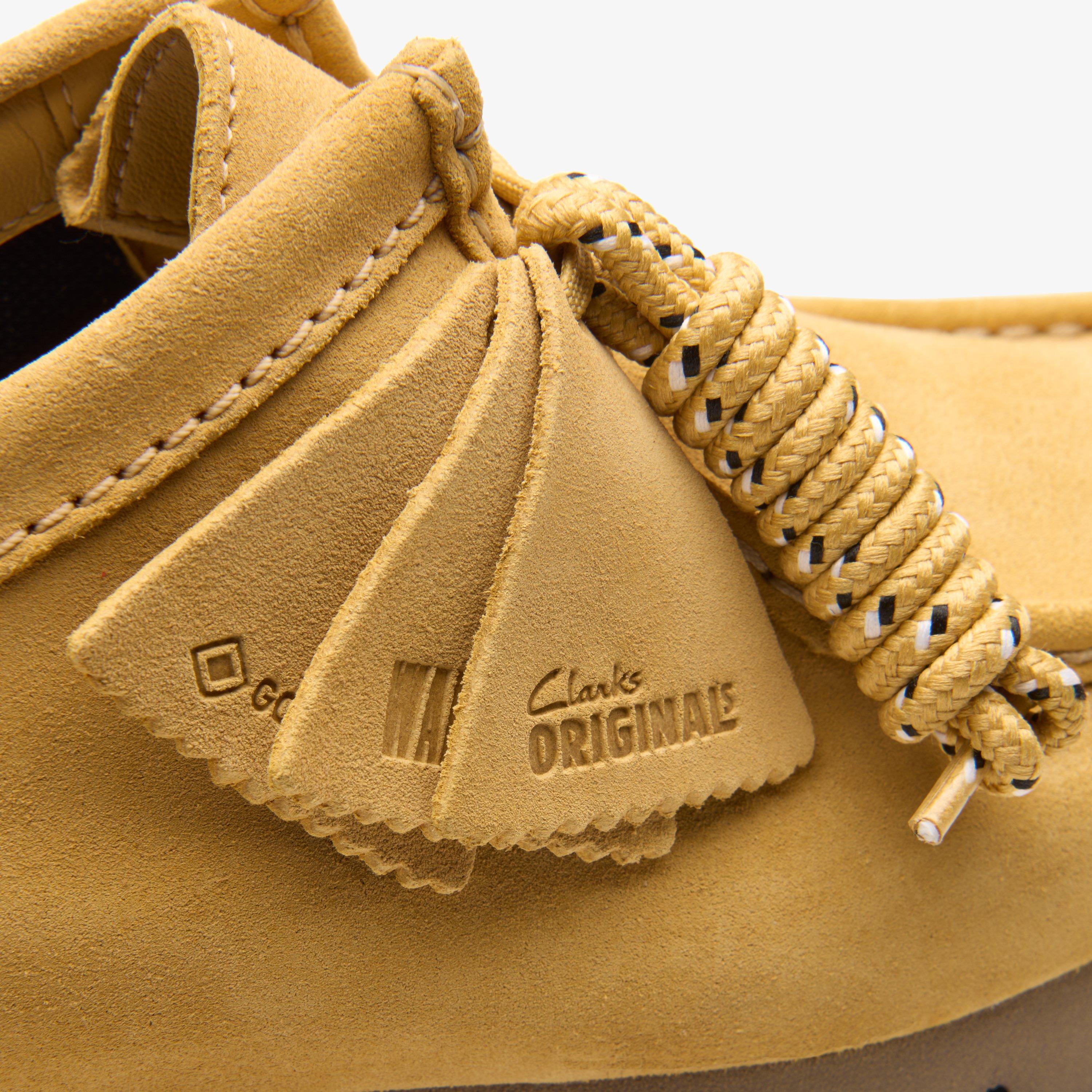 Men's Wallabee™ Gore-Tex Golden Tan Suede Shoes | Clarks