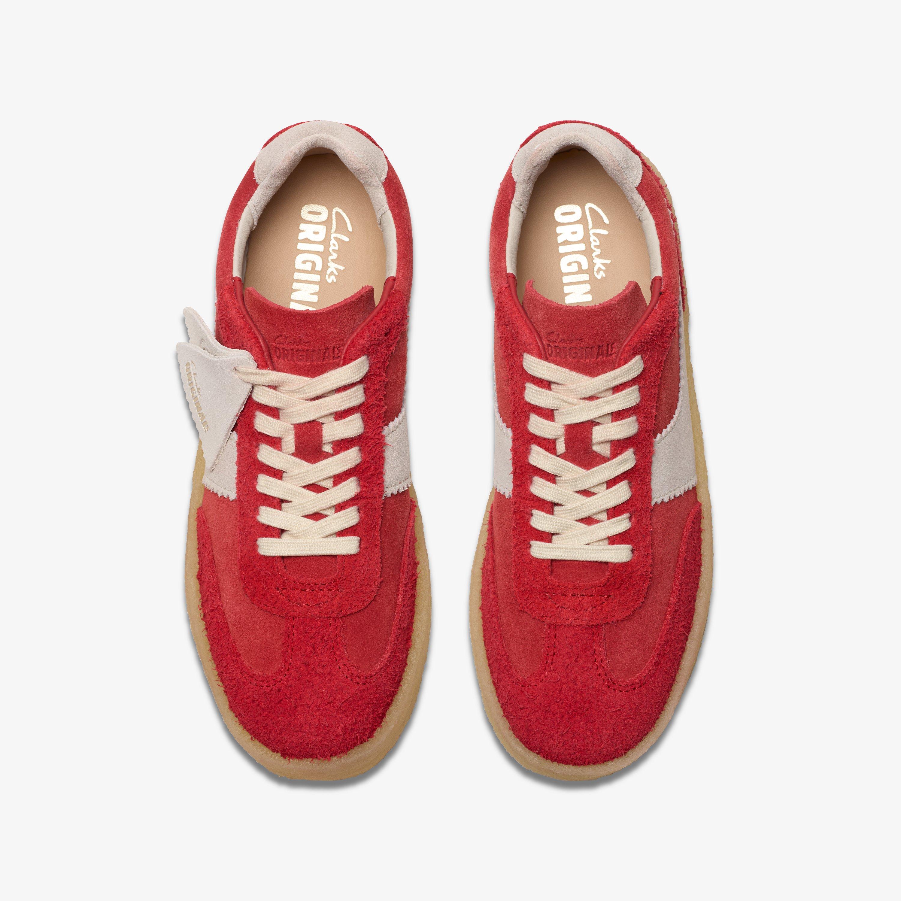 Womens Tor 80 Red Combination Sneaker | Clarks