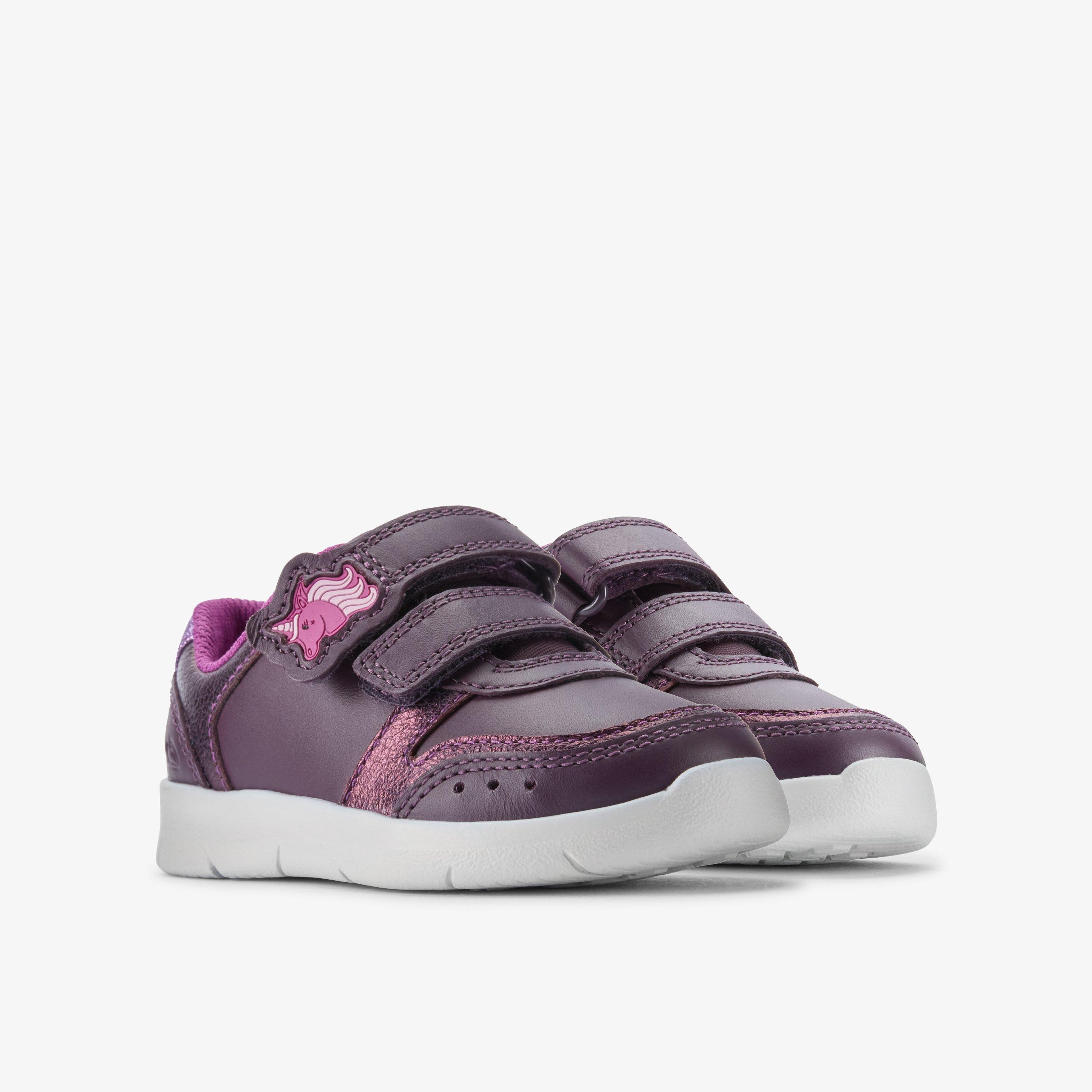 Ath Horn Toddler Berry Combination Trainers Riptape, view 4 of 6