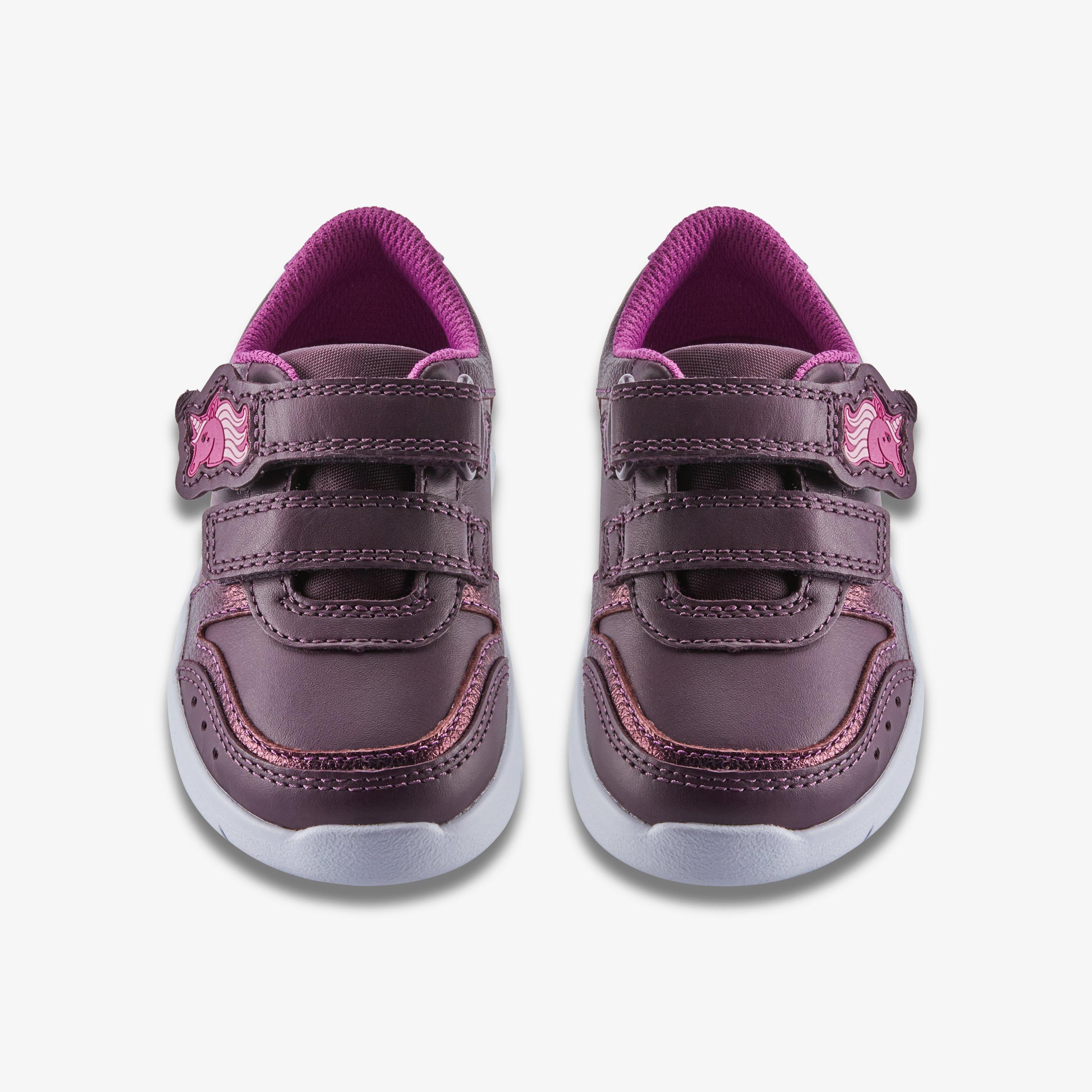 Ath Horn Toddler Berry Combination Trainers Riptape, view 6 of 6