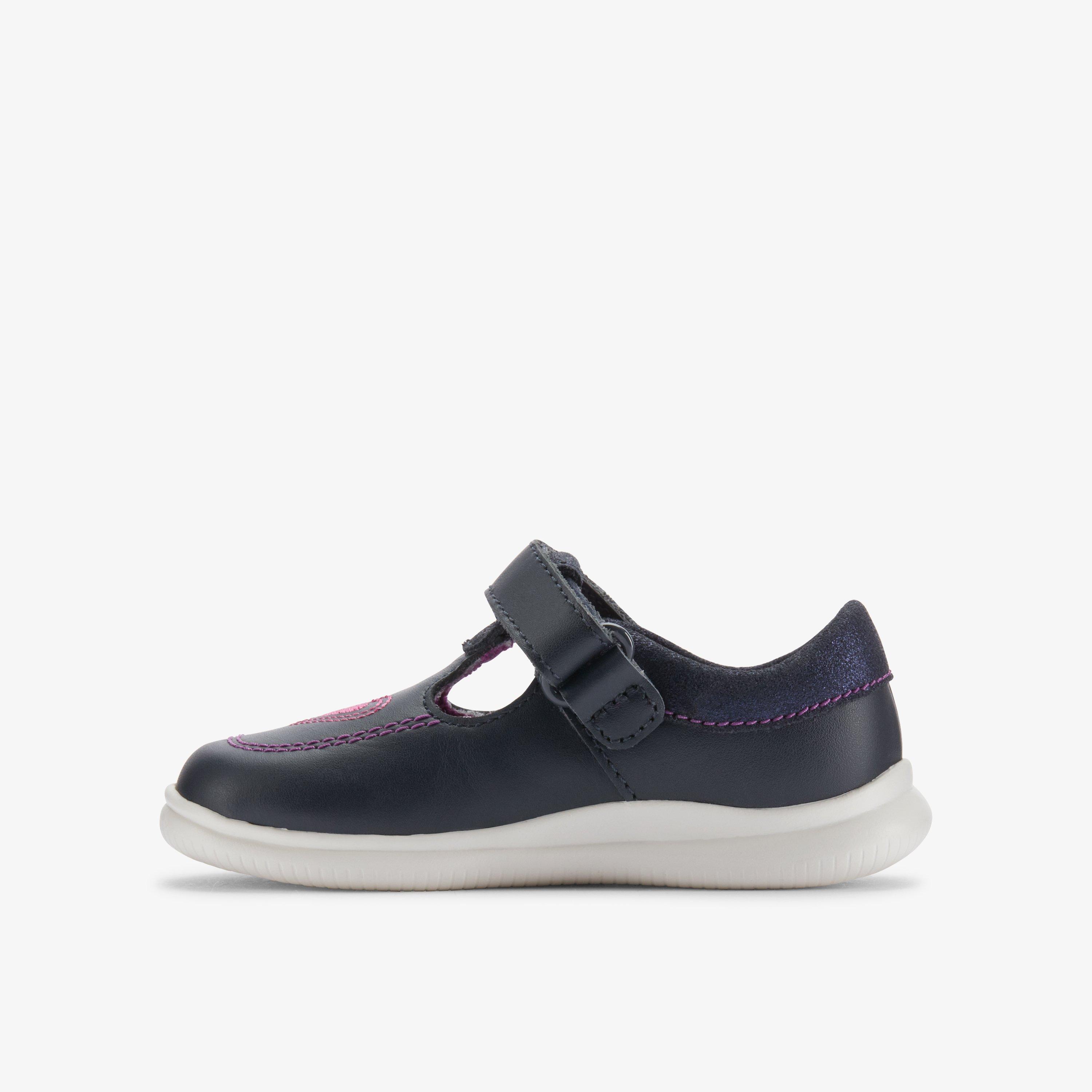 Crest Wish Toddler Navy T Bar Shoes, view 2 of 6