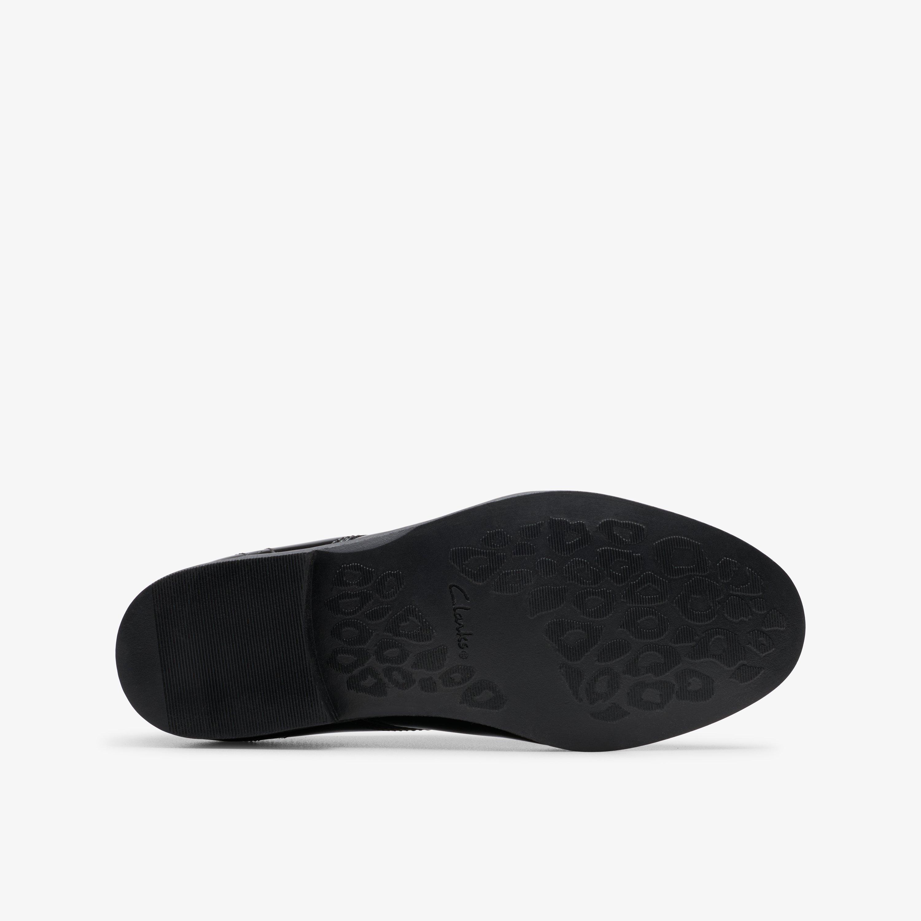 Sami Walk Kid Black Patent Brogues School Shoes, view 3 of 6