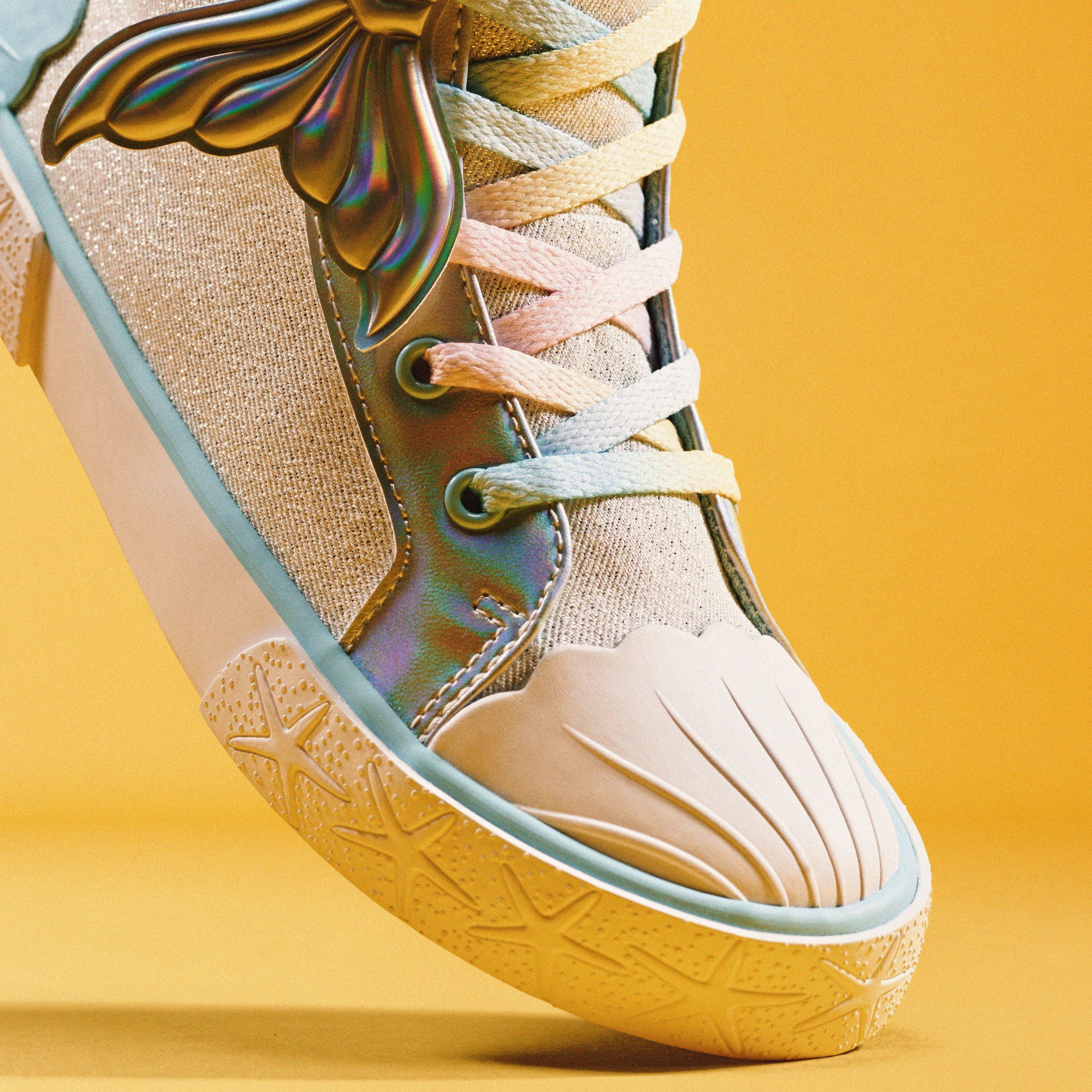 Foxing Wish Hi Kid Silver Fabric High Tops Canvas Lace Up, view 4 of 10