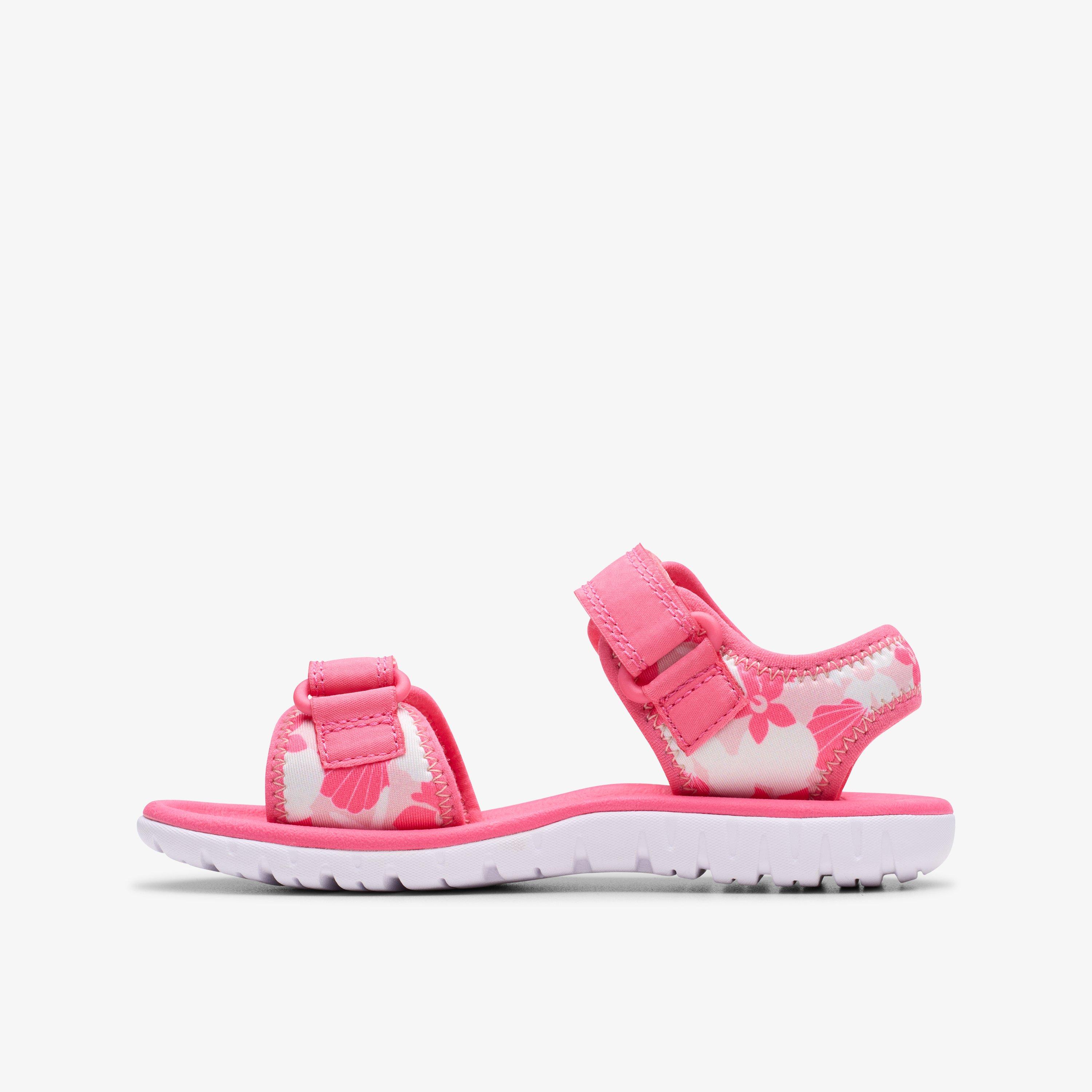 Sandali Clarks Surfingtide K – Neoprene Blu Impermeabile, Suola EVA Leggera, Doppio Velcro, Lavabili In Lavatrice, Per Bambini