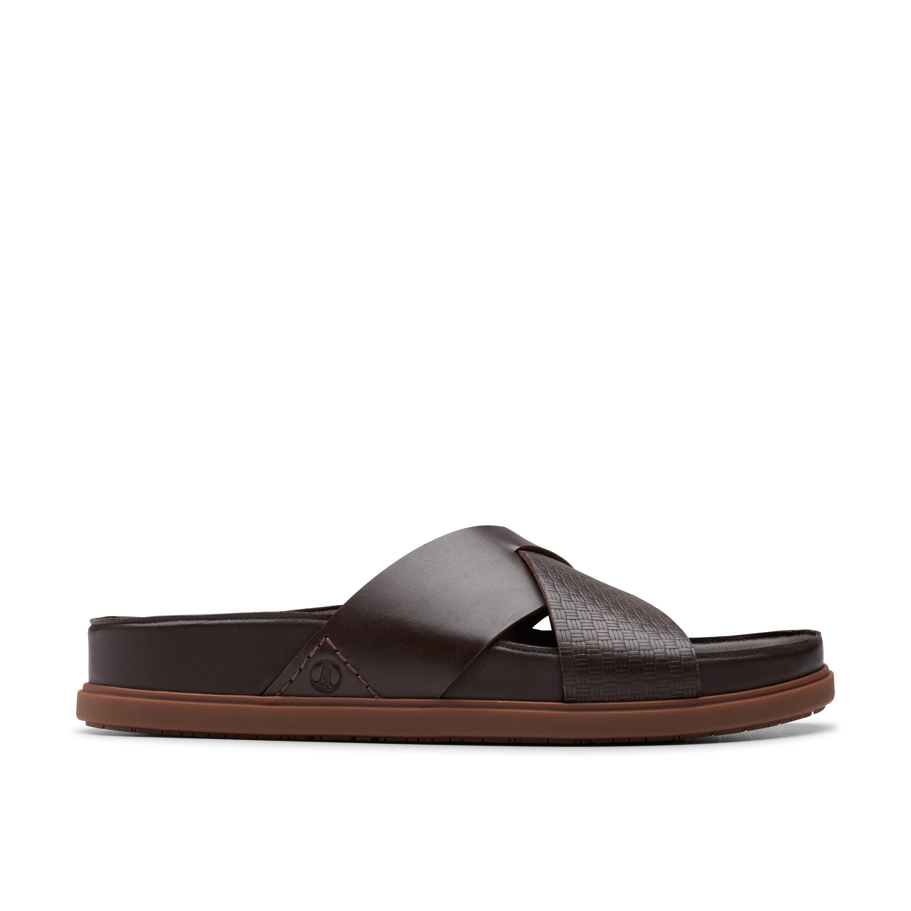 Clarks Mens Torford Cross Sliders